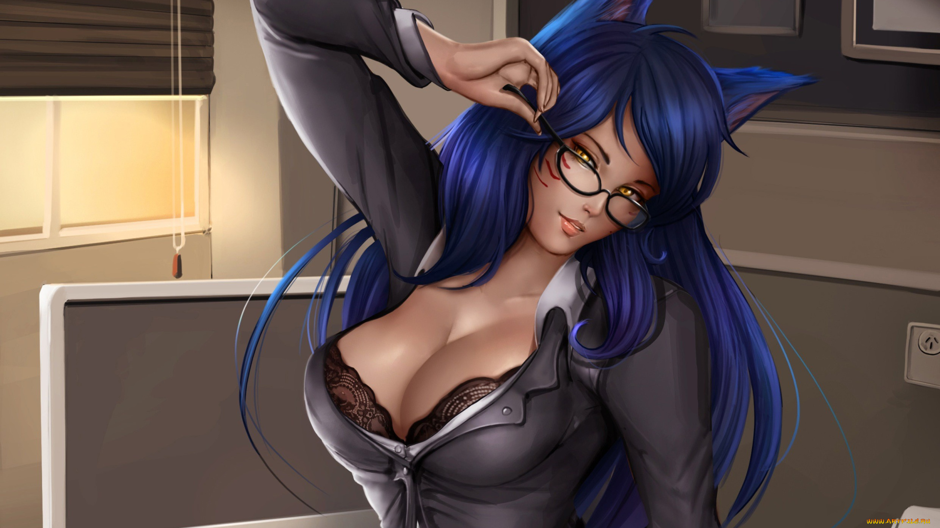 видео, игры, league, of, legends, ahri