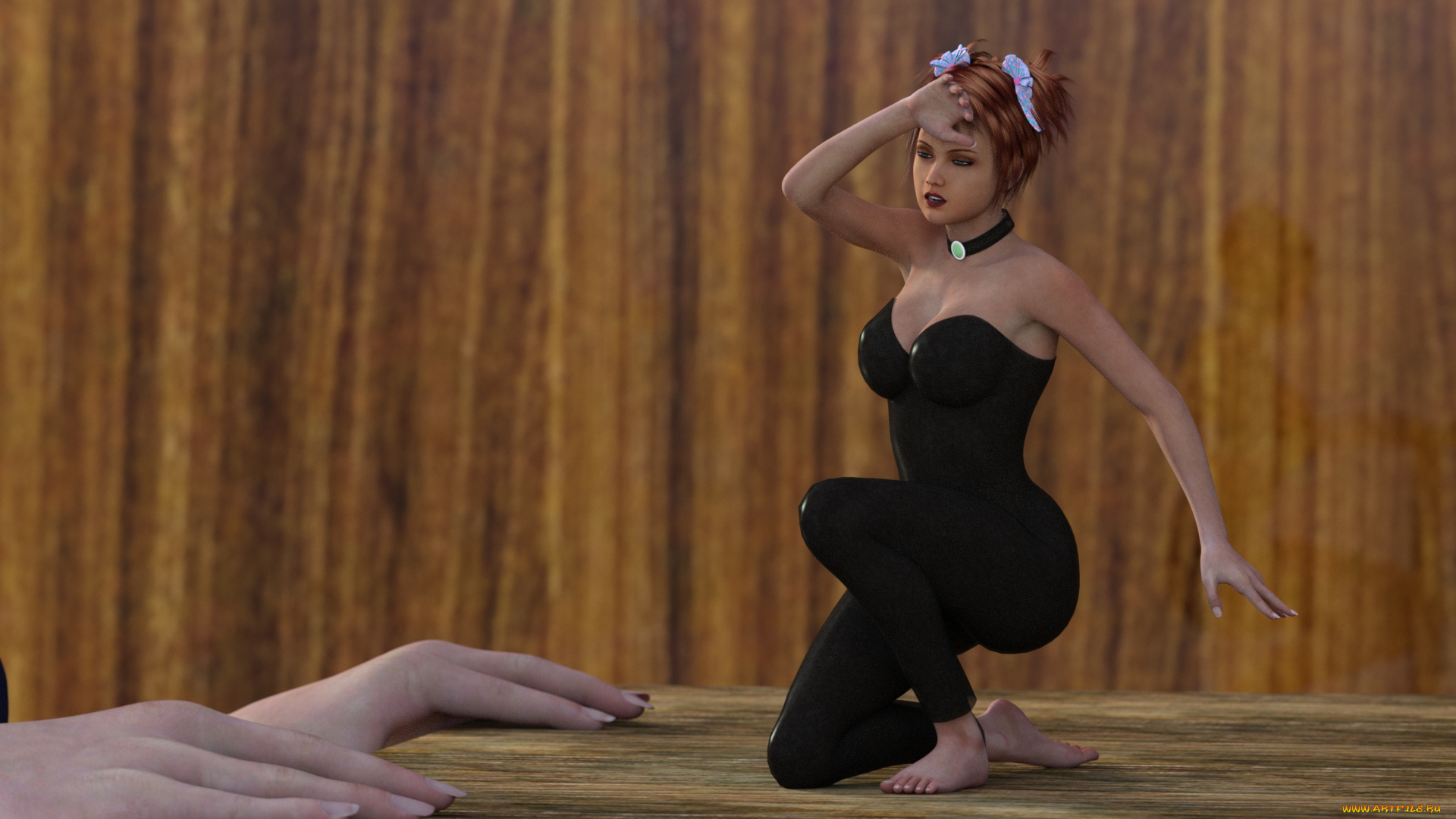 3д, графика, фантазия, , fantasy, фон, взгляд, девушка