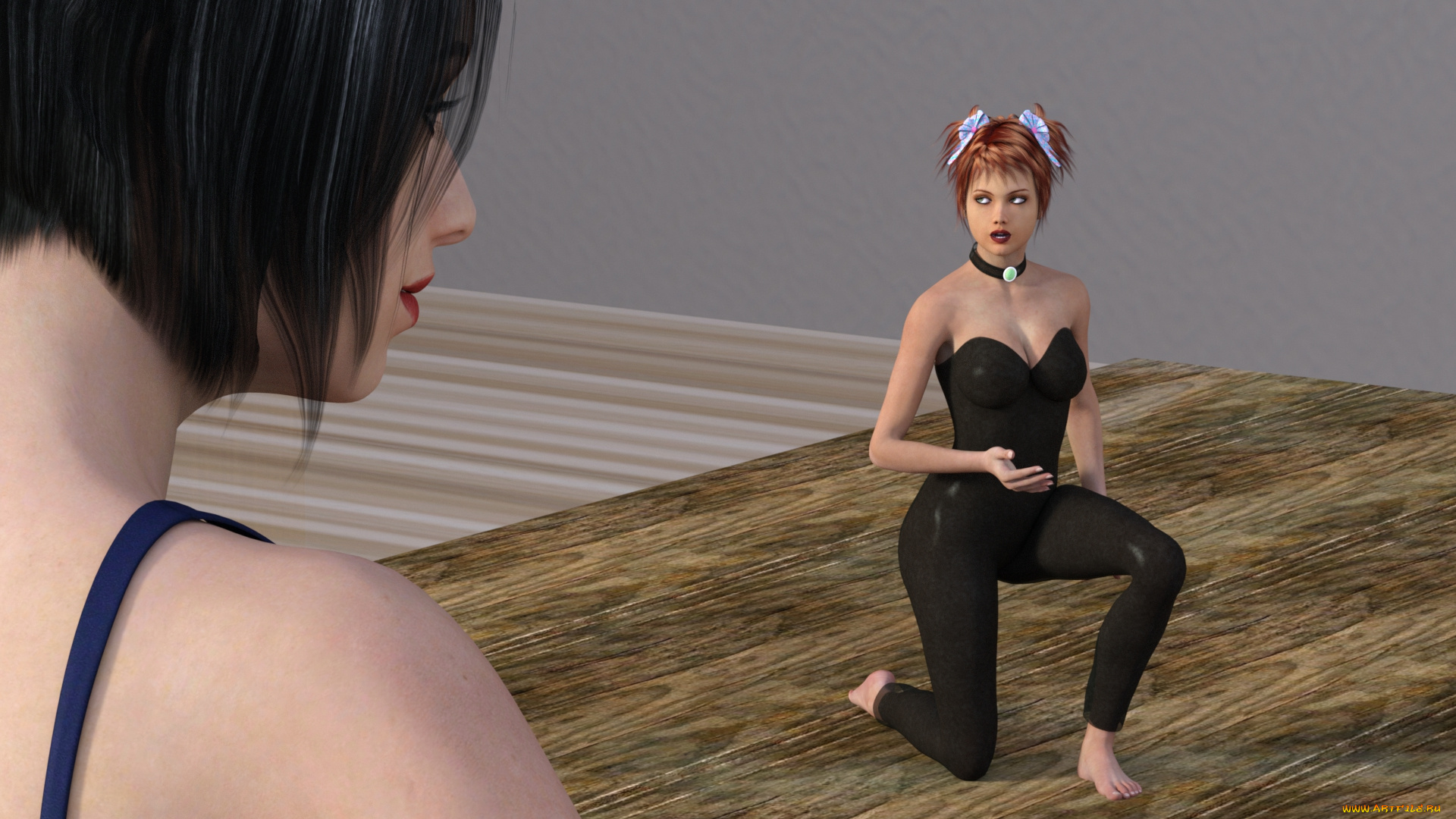 3д, графика, фантазия, , fantasy, фон, взгляд, девушка