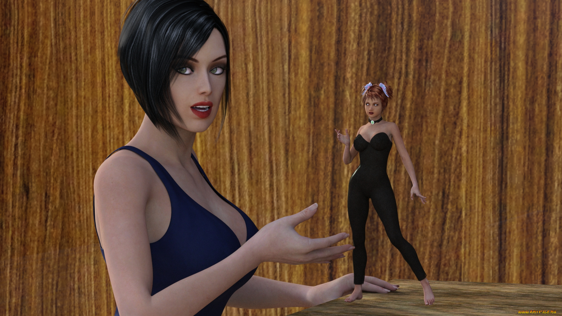 3д, графика, фантазия, , fantasy, фон, взгляд, девушка