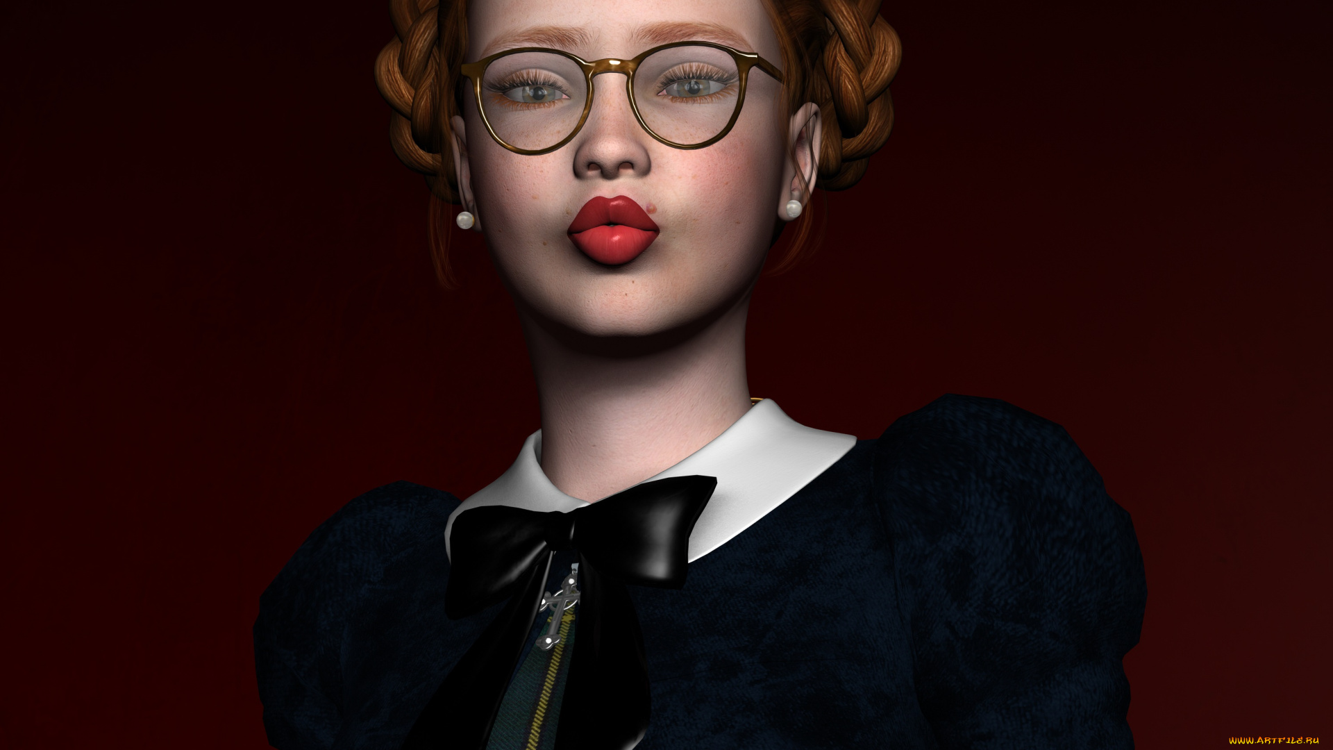 3д, графика, люди, , people, фон, взгляд, девушка