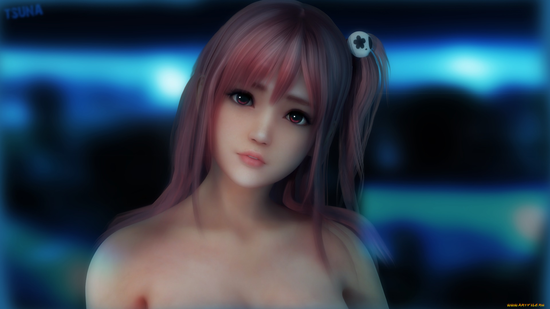 3д, графика, портрет, , portraits, фон, взгляд, девушка