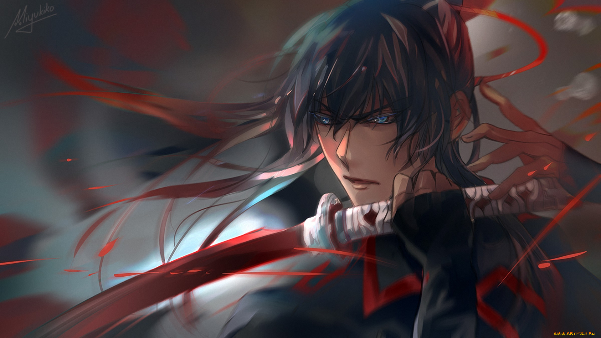 аниме, , gray-man, меч, воин, экзорцист, kanda