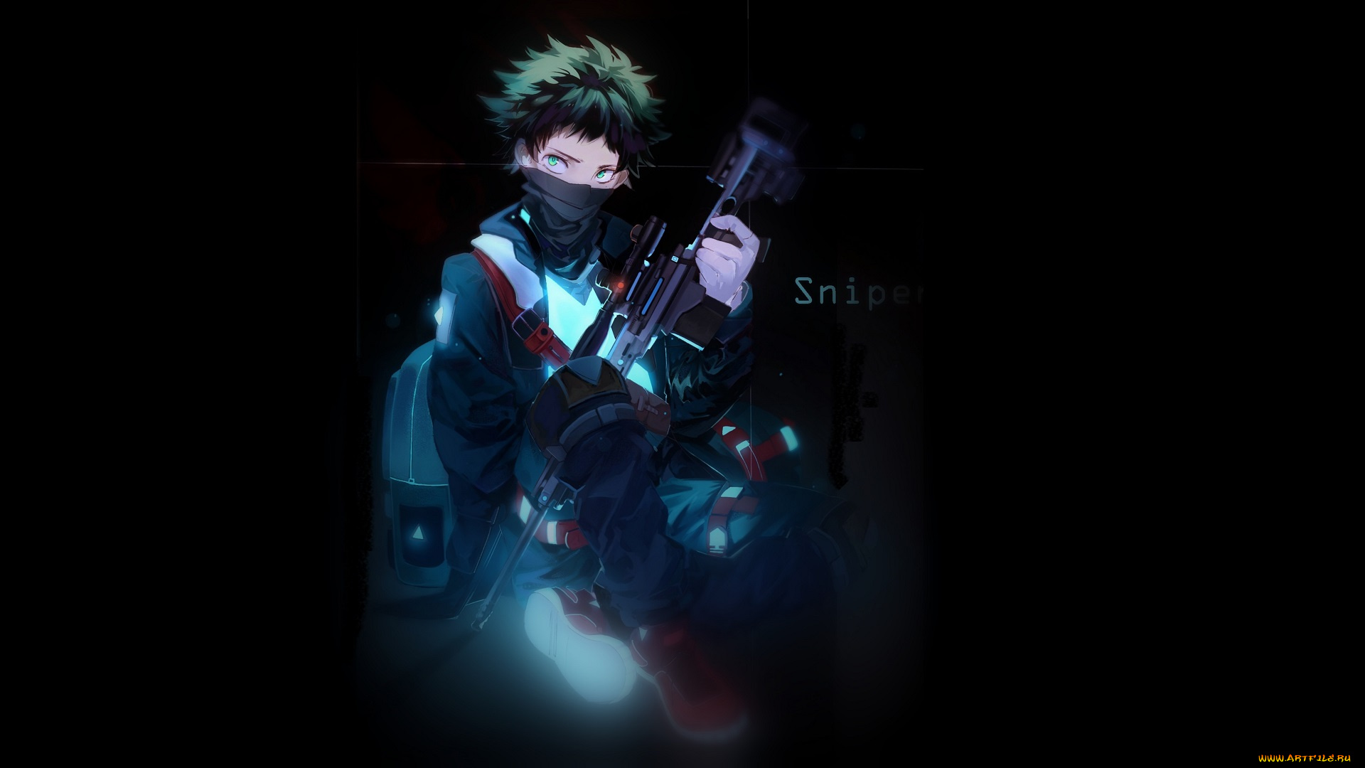 аниме, boku, no, hero, academia, изуку