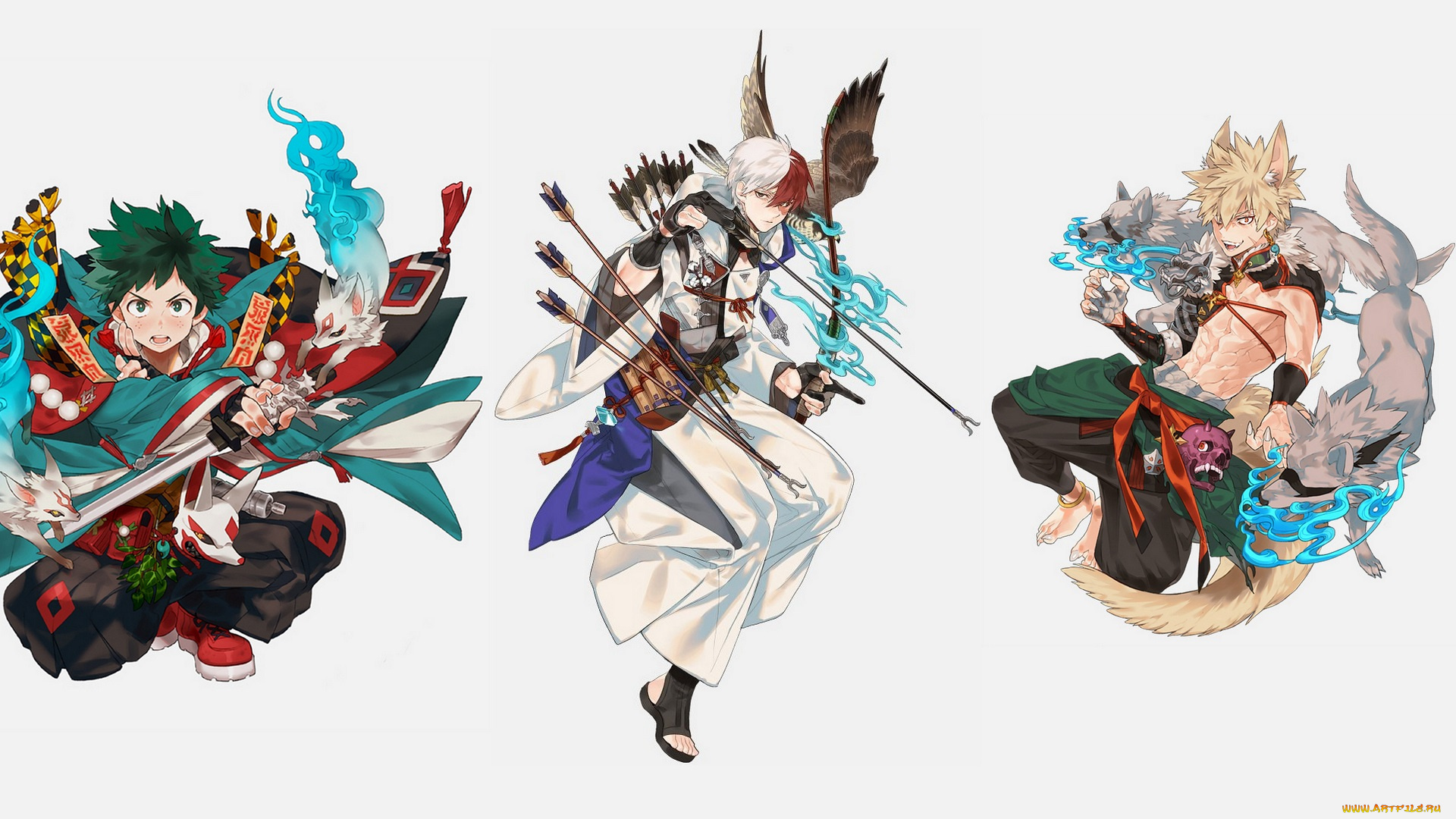 аниме, boku, no, hero, academia, парни