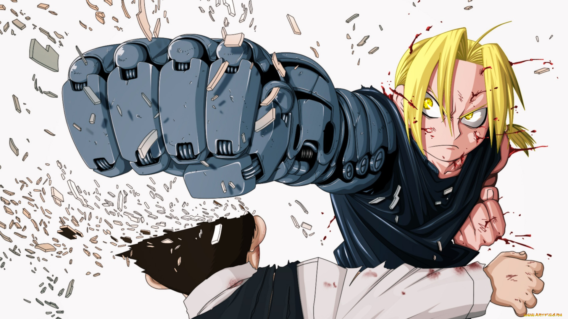 аниме, fullmetal, alchemist, эдвард