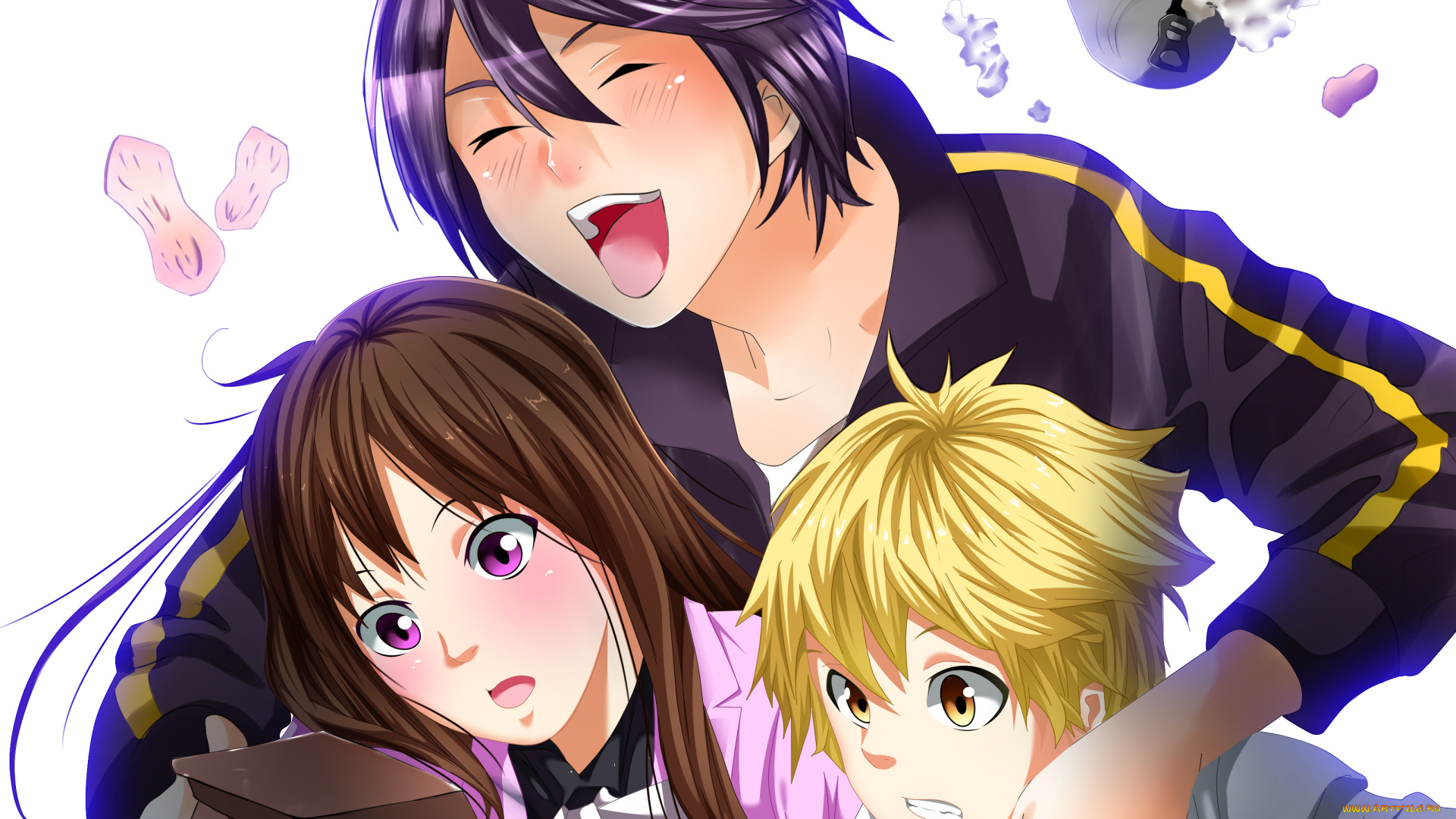 аниме, noragami, бездомный, бог