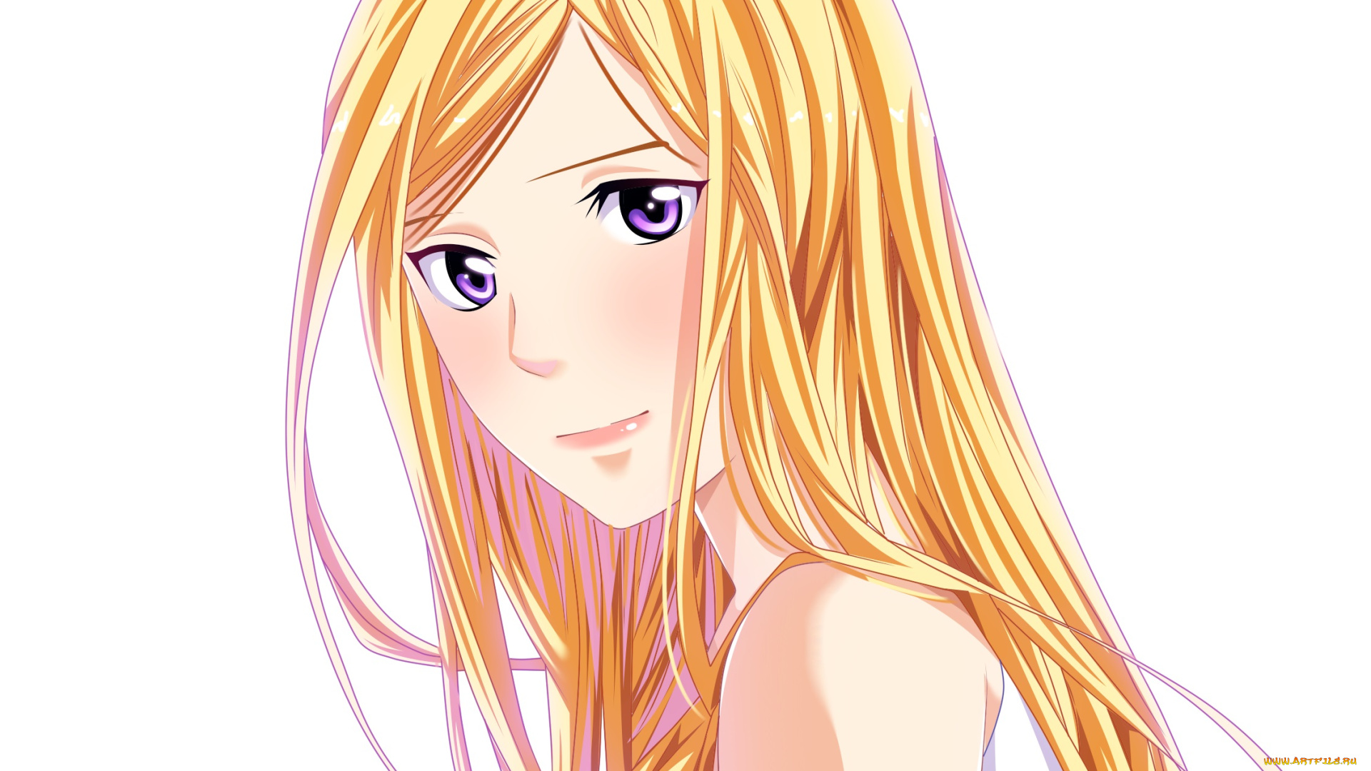 аниме, noragami, фон, девушка, взгляд