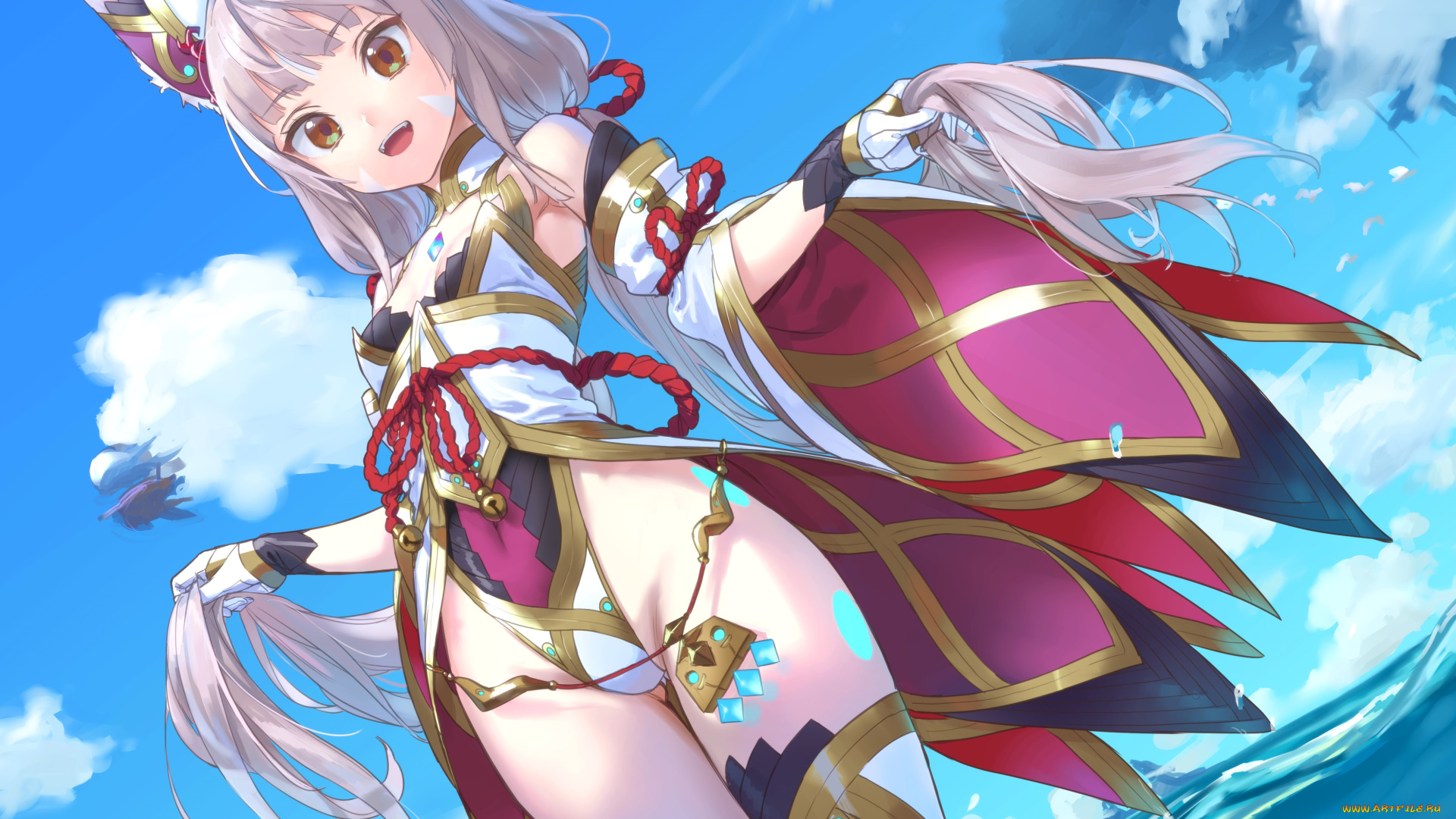 аниме, xenosaga, девушка