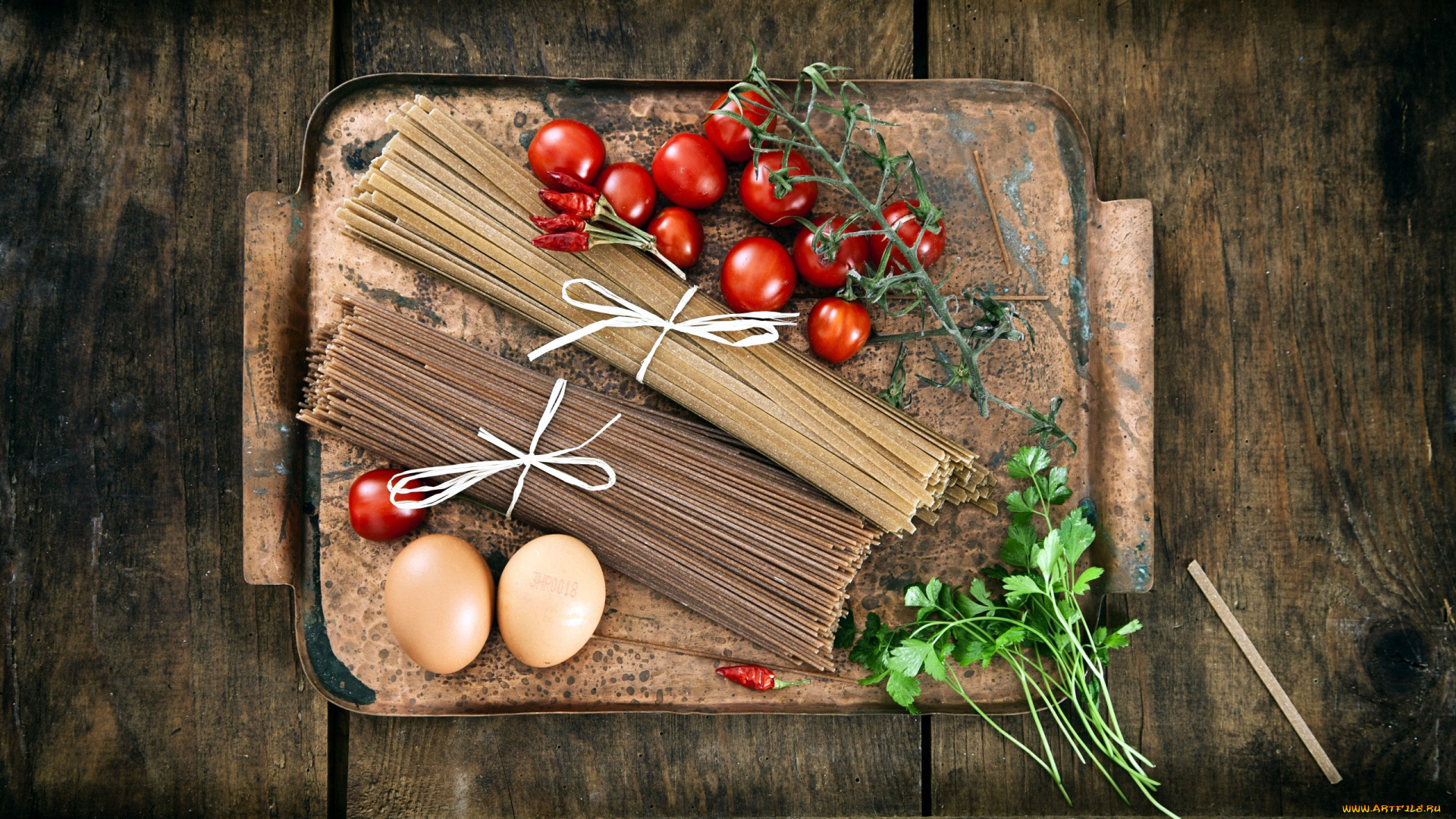 еда, макаронные, блюда, спагетти, томаты, помидоры