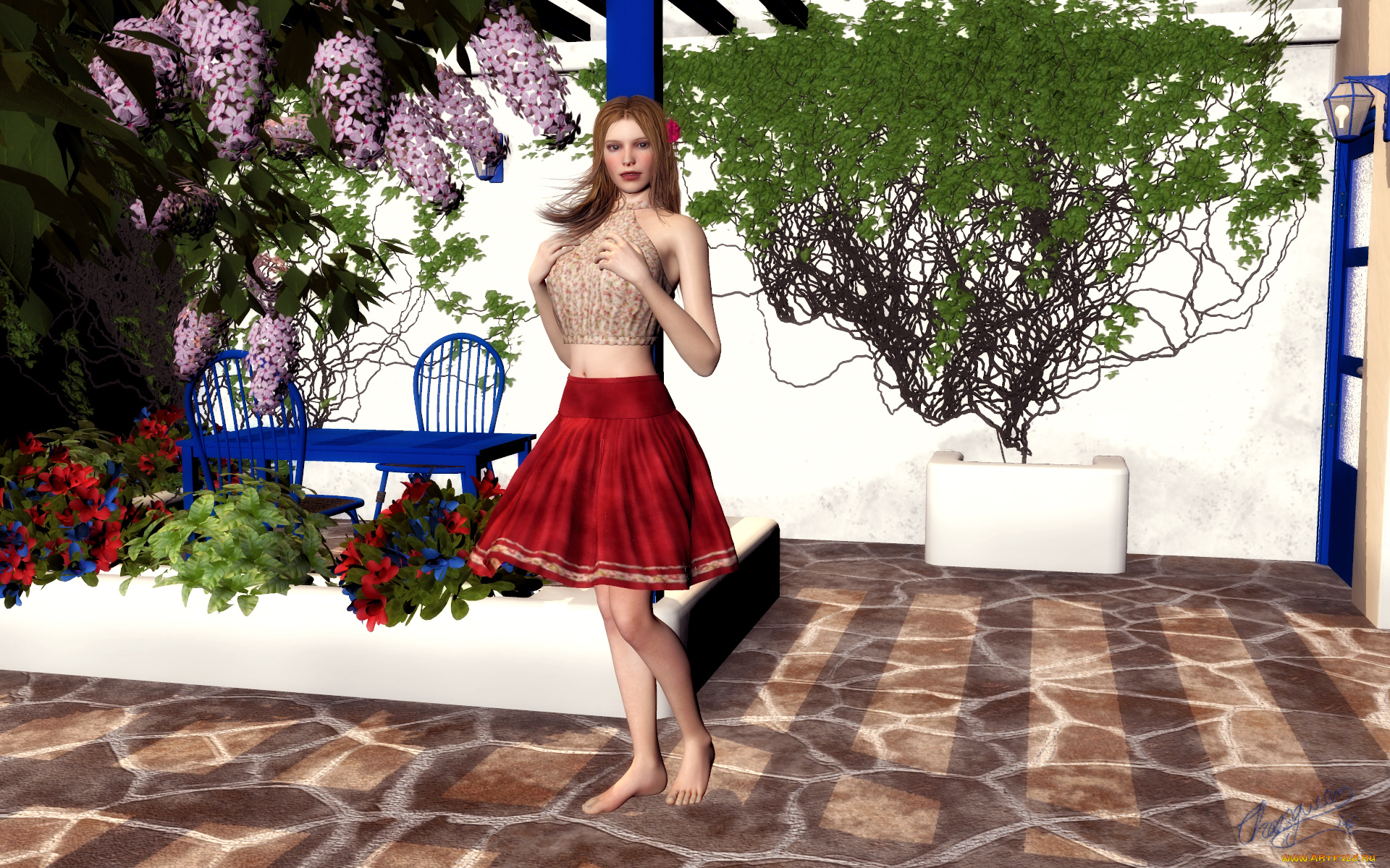 3д, графика, люди, , people, фон, взгляд, девушка