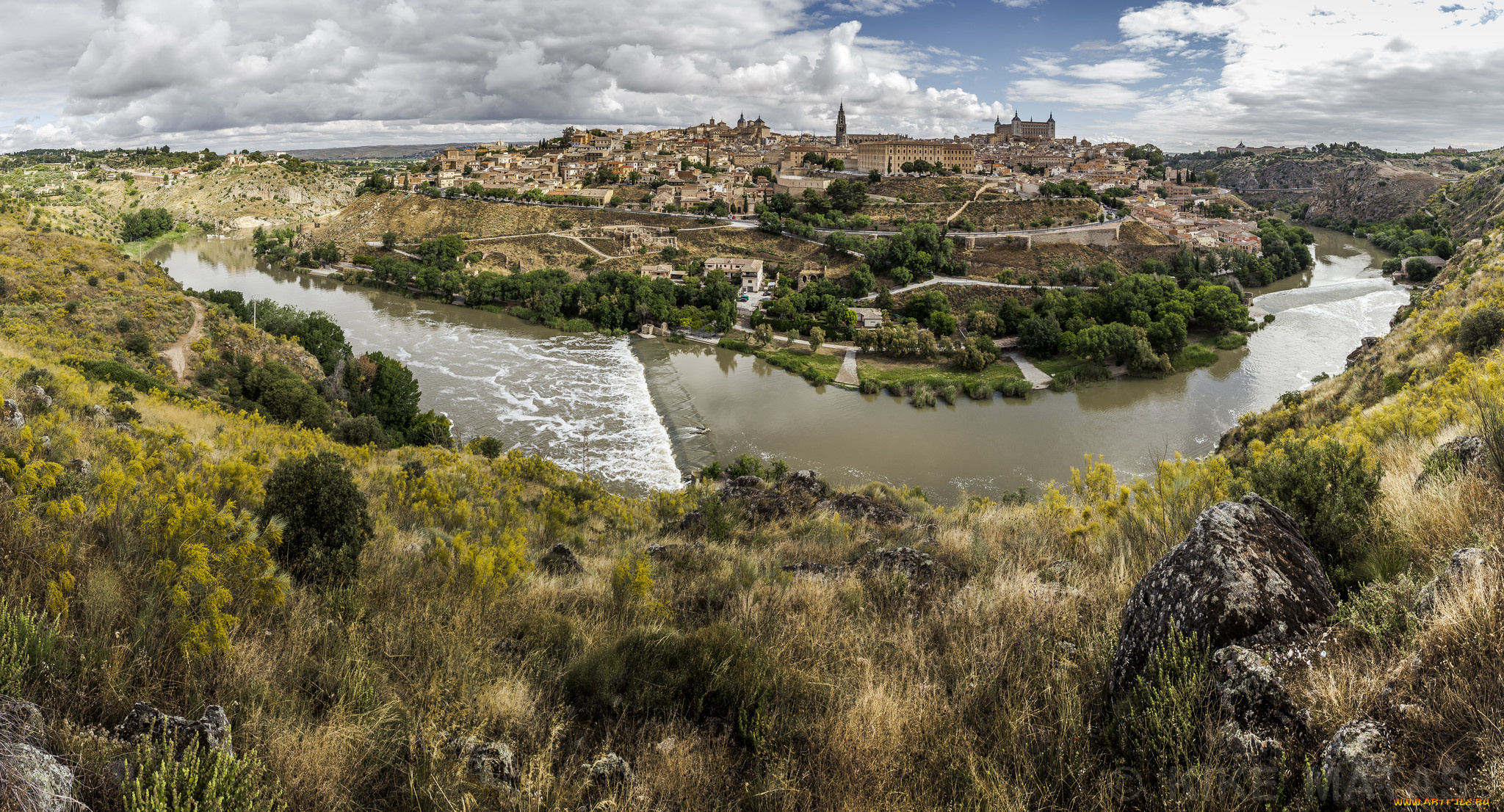 toledo, города, толедо, , испания, простор