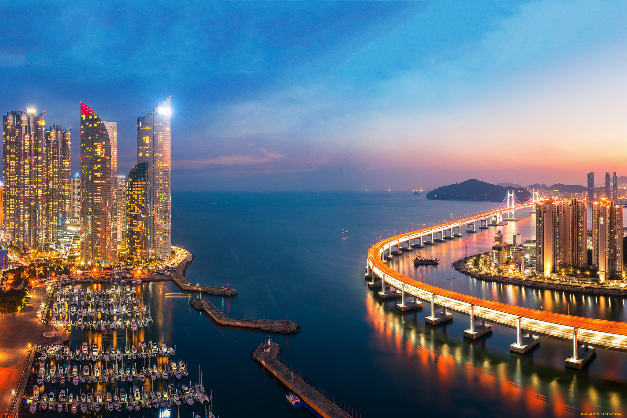 busan, city, , south, korea, города, -, панорамы, простор