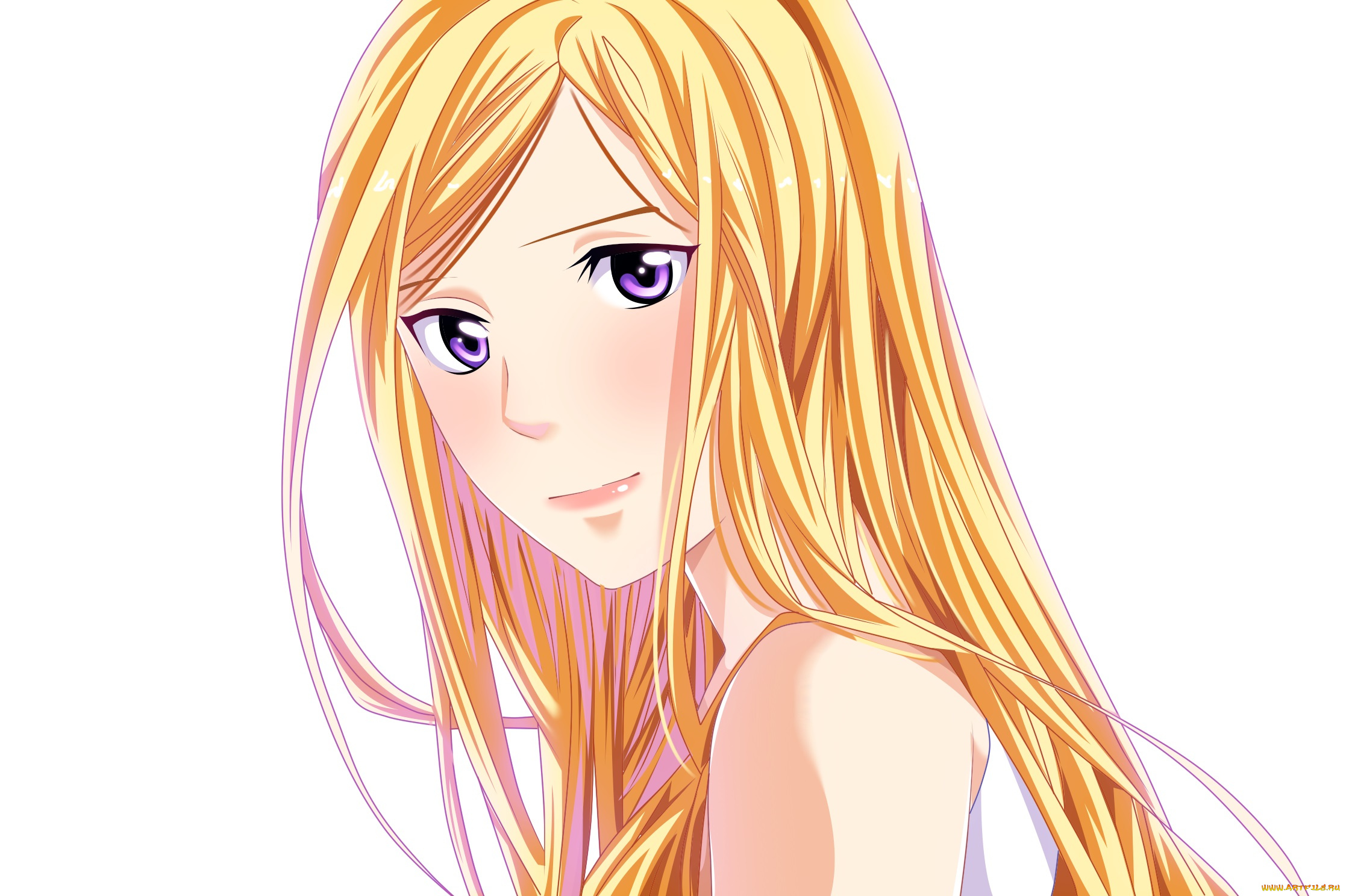 аниме, noragami, фон, девушка, взгляд