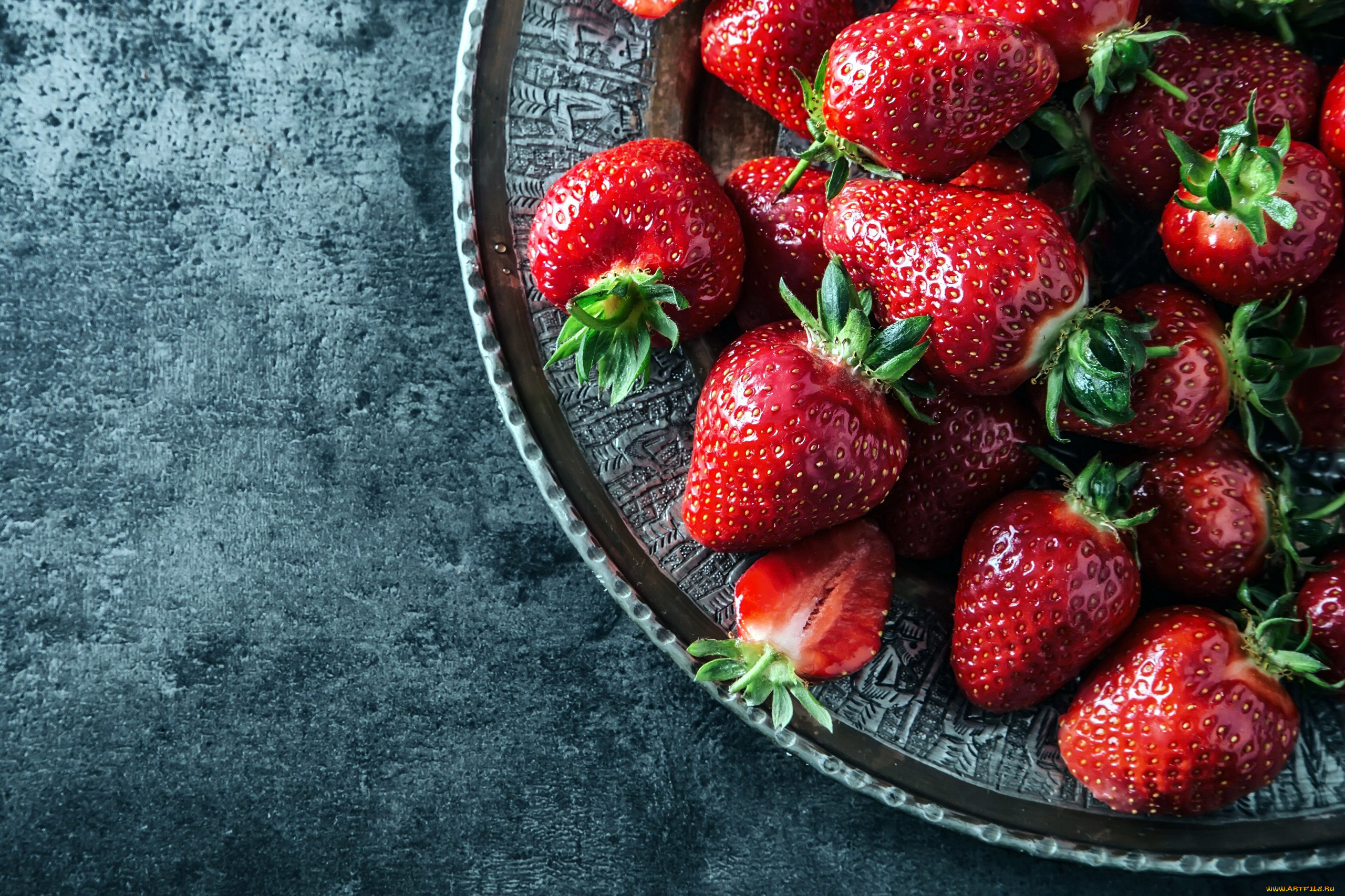 еда, клубника, , земляника