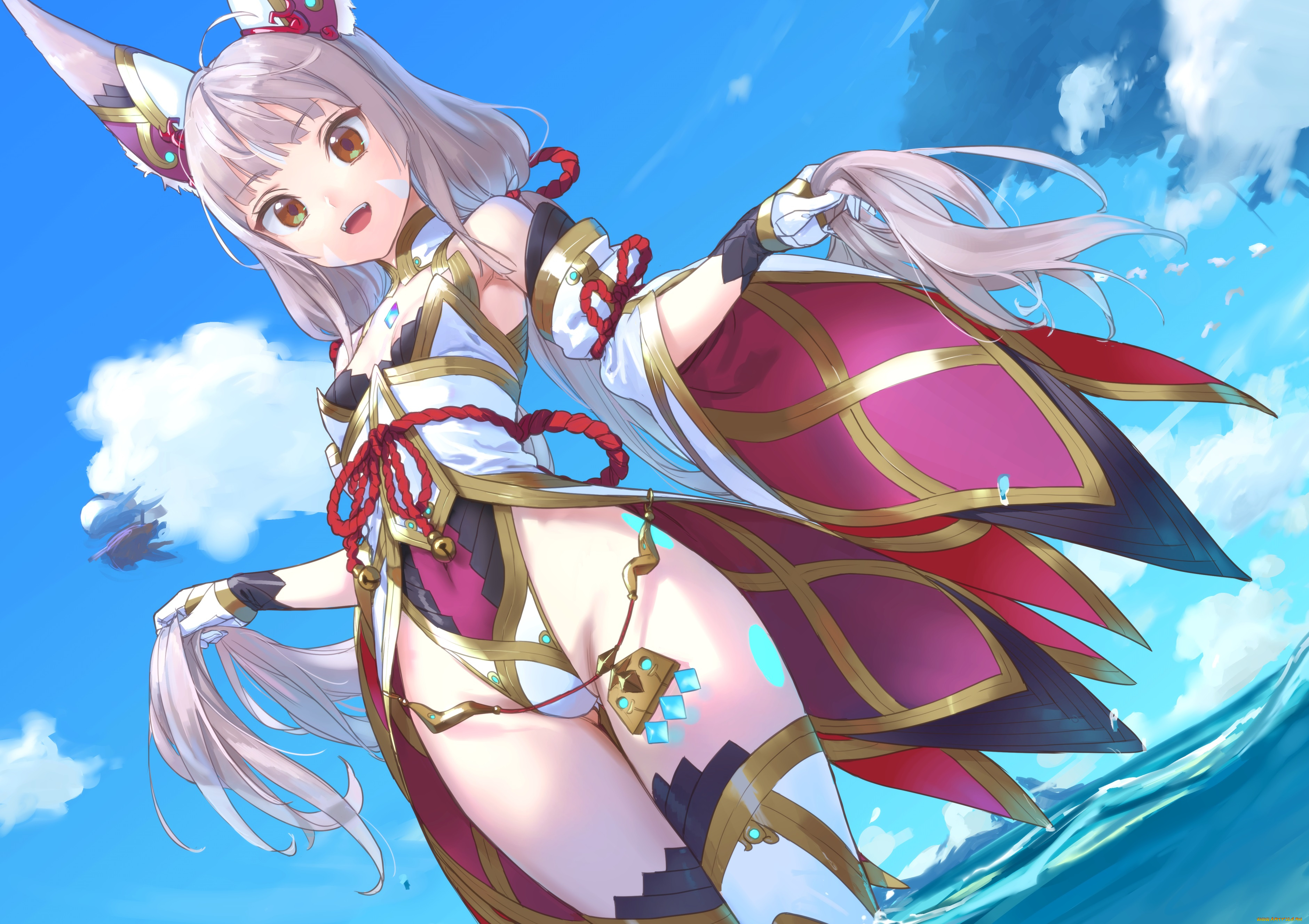 аниме, xenosaga, девушка