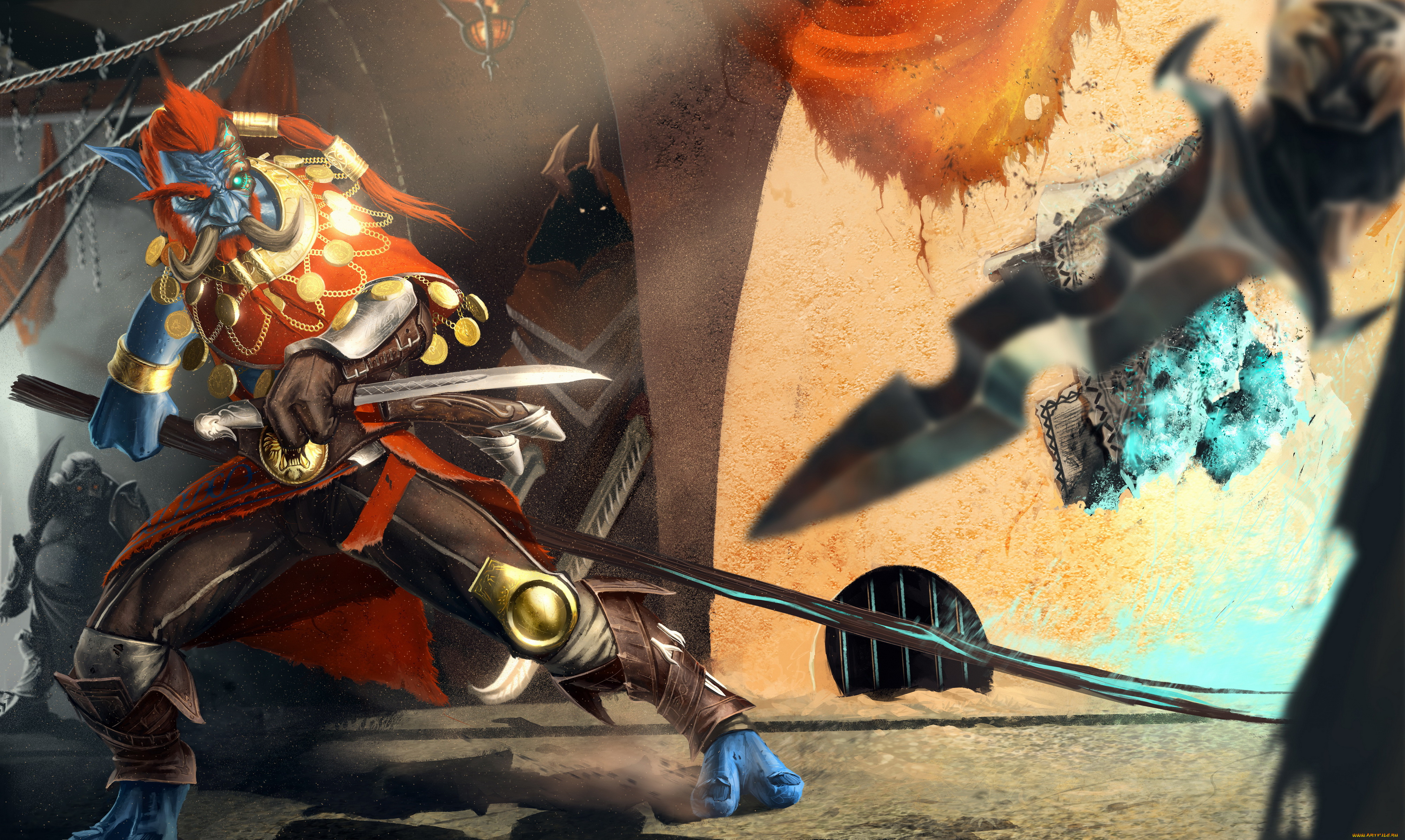 видео, игры, world, of, warcraft, униформа, существо, фон, оружие