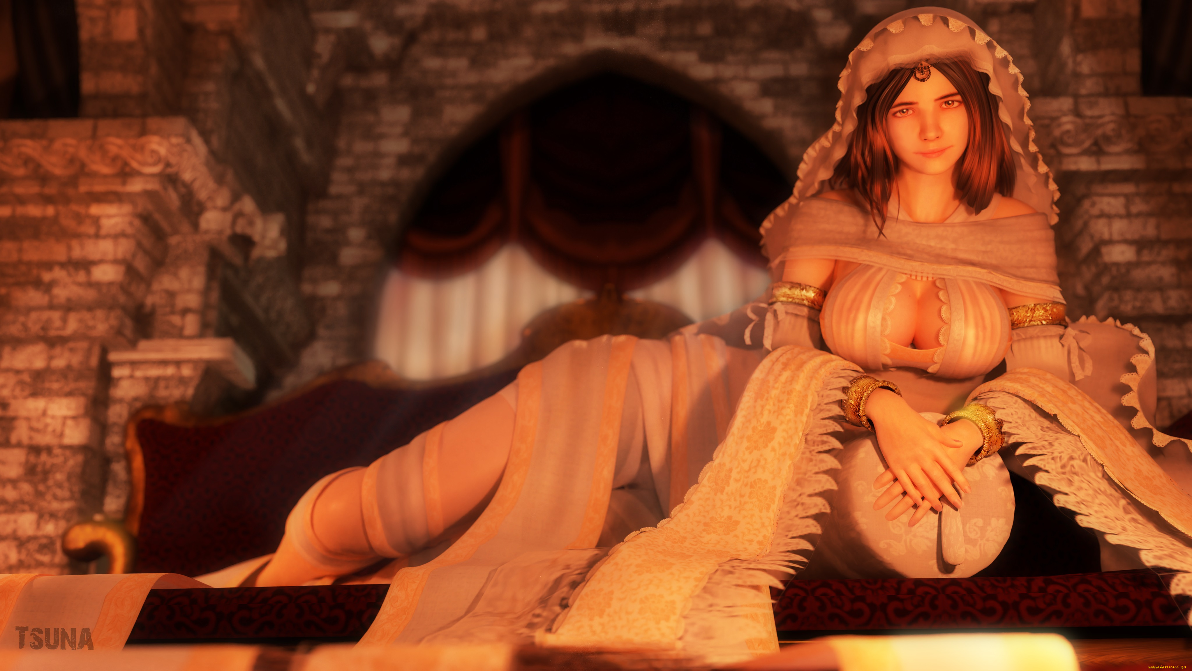 3д, графика, люди, , people, фон, взгляд, девушка