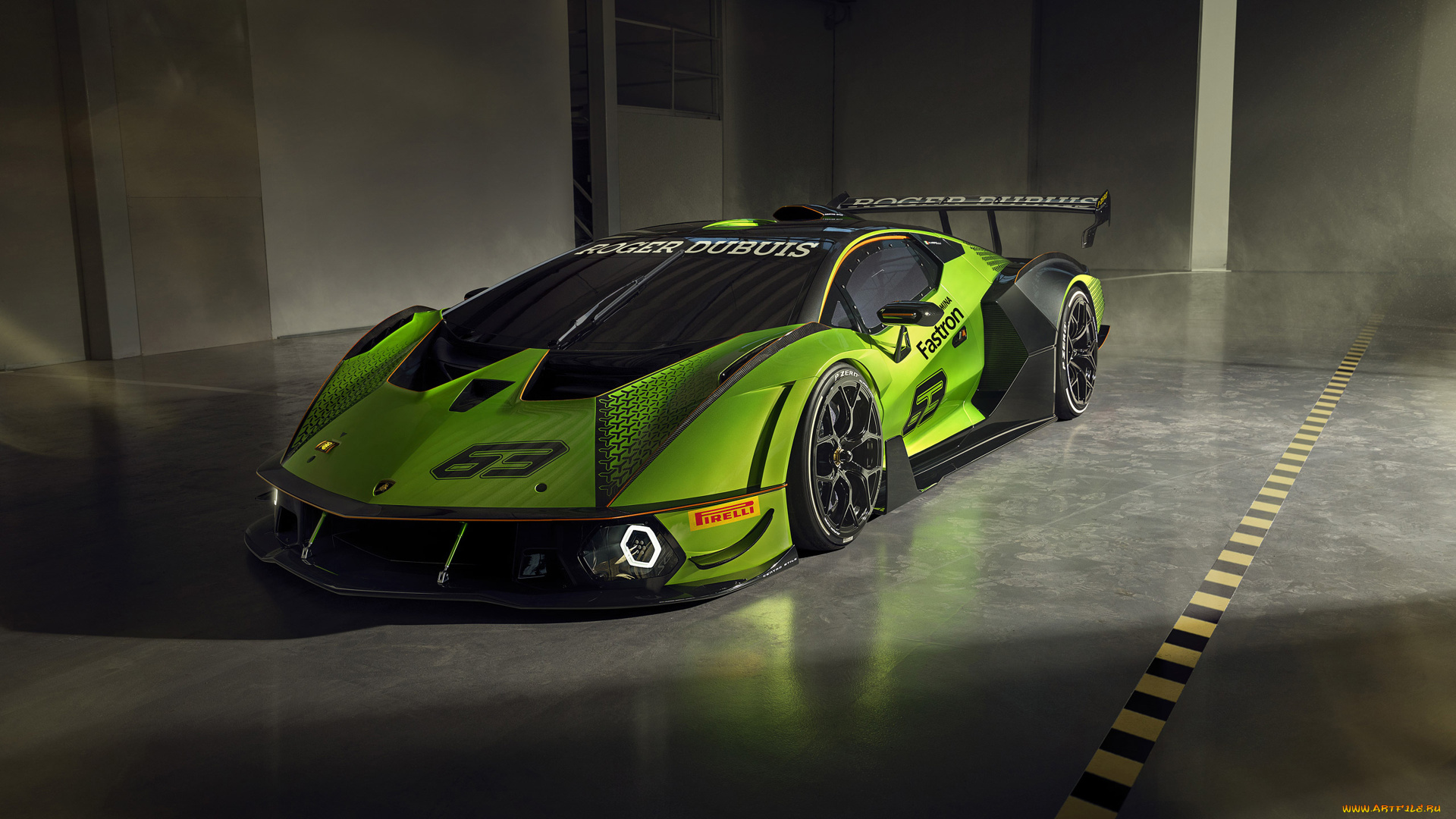 2021, lamborghini, essenza, scv12, автомобили, lamborghini, essenza, scv12, 2021, экстерьер, вид, спереди, зеленый, спортивный, автомобиль, тюнинг, итальянские