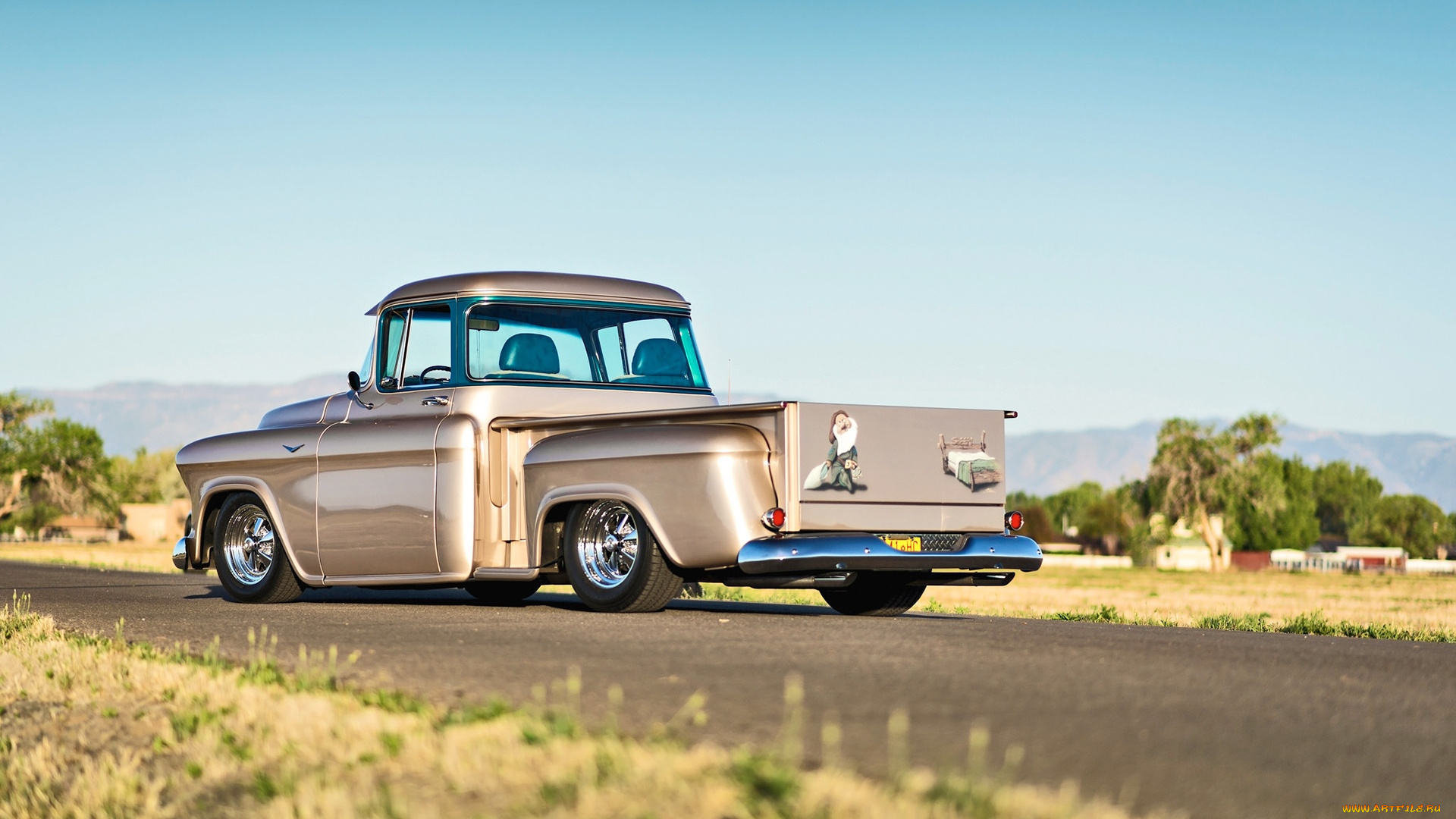 автомобили, chevrolet, 1955