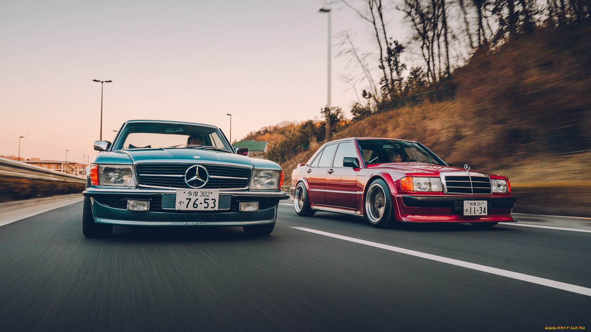 автомобили, mercedes-benz, sl450, 190e