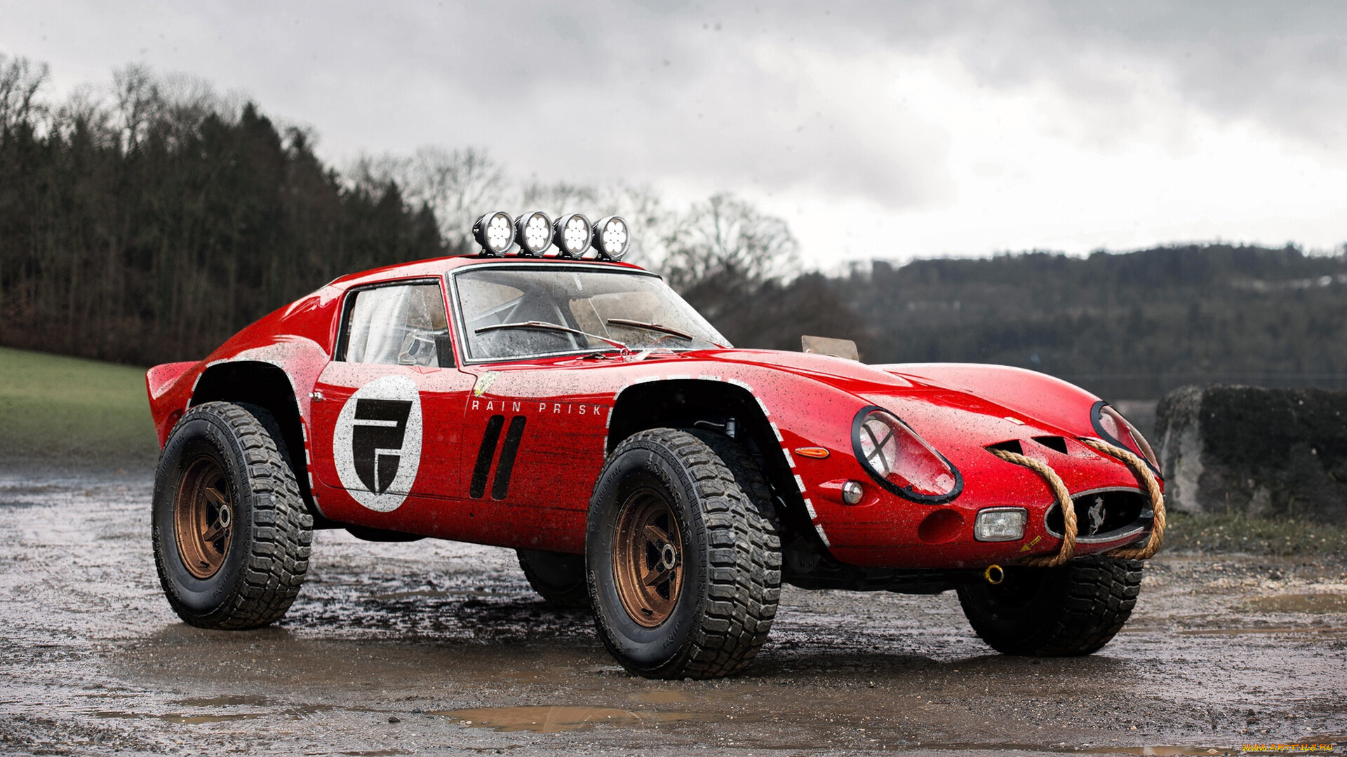 автомобили, виртуальный, тюнинг, ferrari, 250, gto