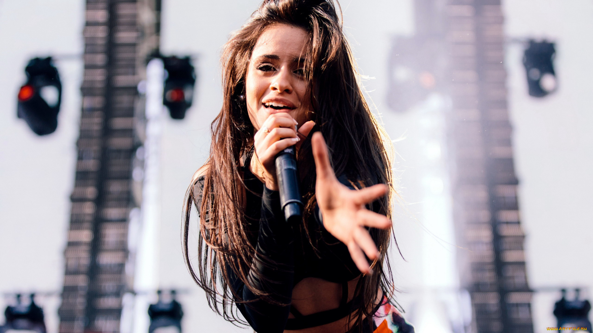музыка, camila, cabello, микрофон