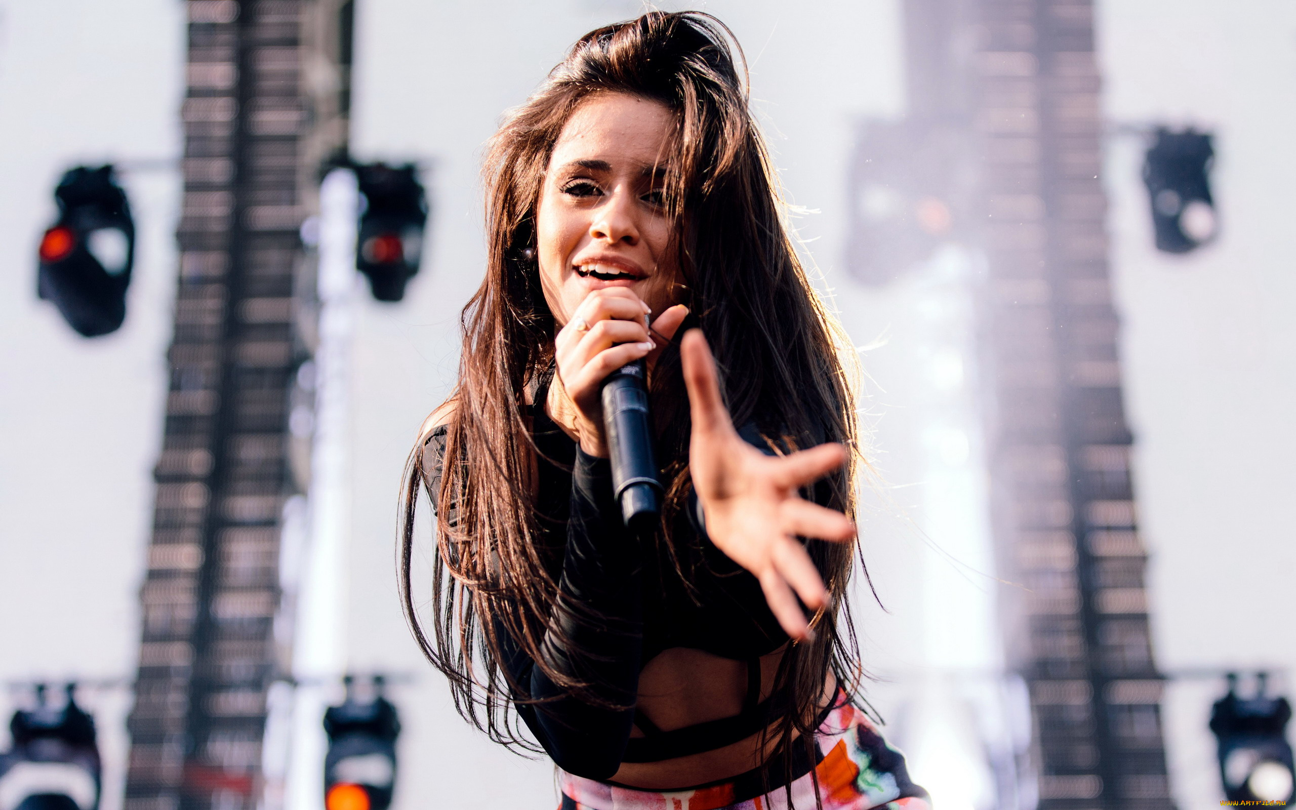 музыка, camila, cabello, микрофон
