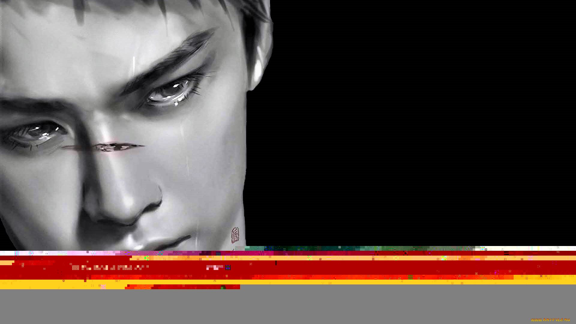 рисованное, люди, ван, ибо