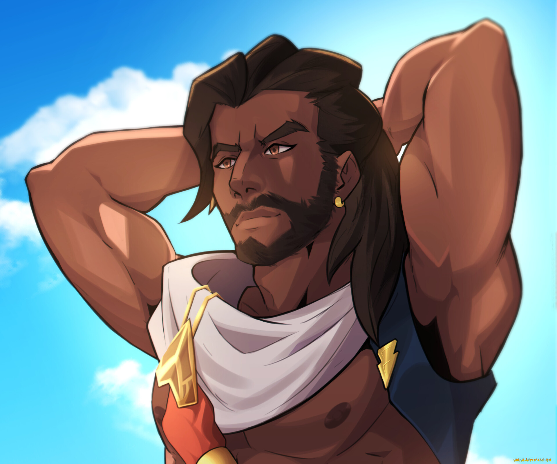 видео, игры, league, of, legends, league, of, legends, akshan