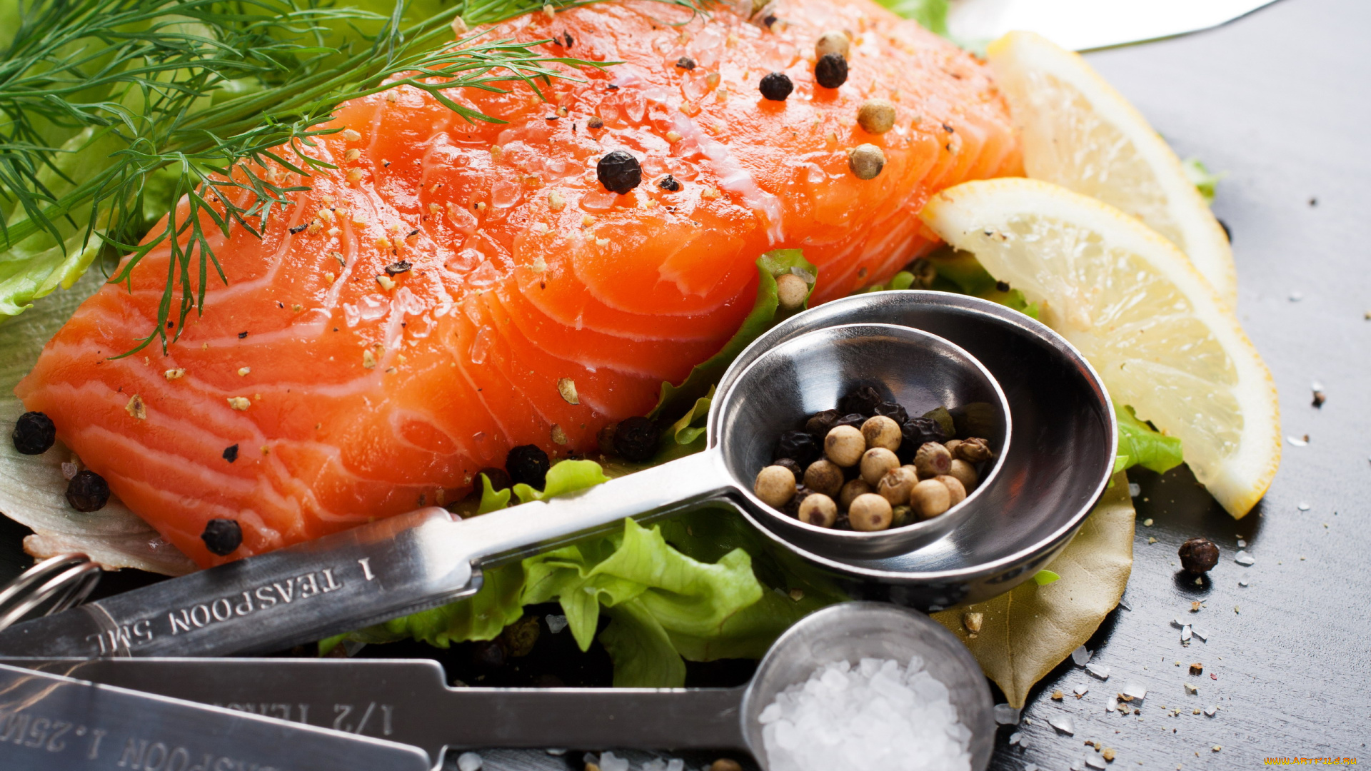 еда, рыба, , морепродукты, , суши, , роллы, свежая, форель, укроп, соль, лимон