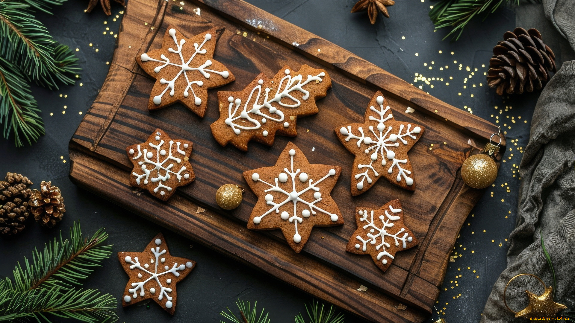 3д, графика, праздники, , holidays, имбирные, пряники