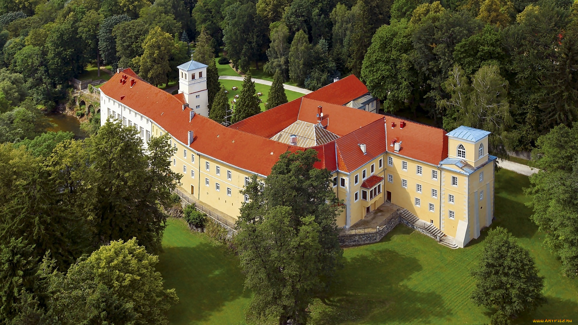 trzebieszowice, castle, poland, города, замки, польши, trzebieszowice, castle