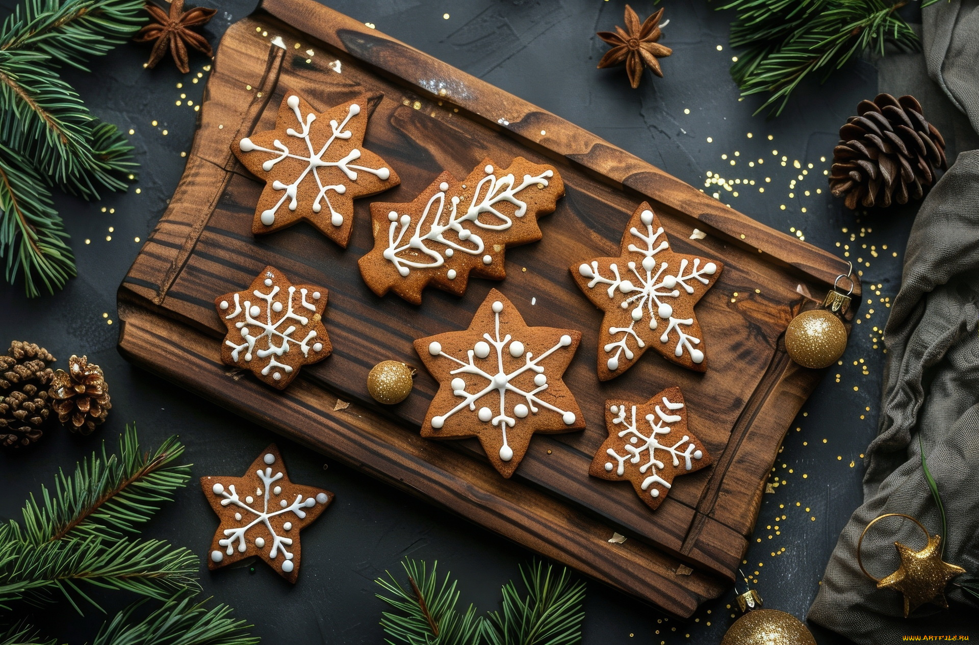 3д, графика, праздники, , holidays, имбирные, пряники