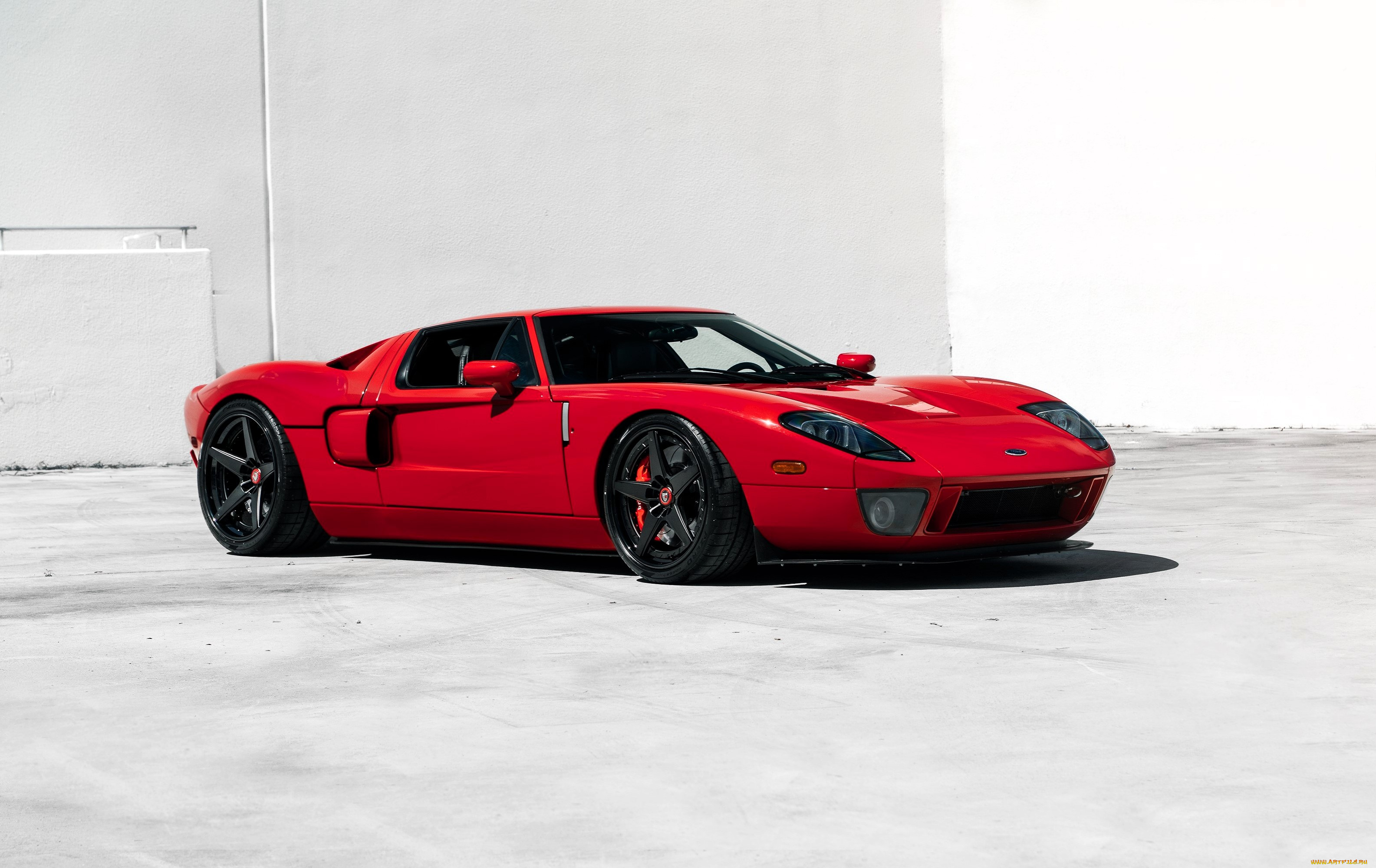 ford, gt40, автомобили, ford, красный, площадка, стена