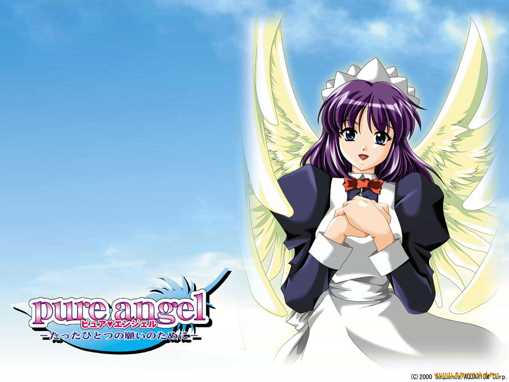 аниме, angels, demons, девушка, крылья, ангел