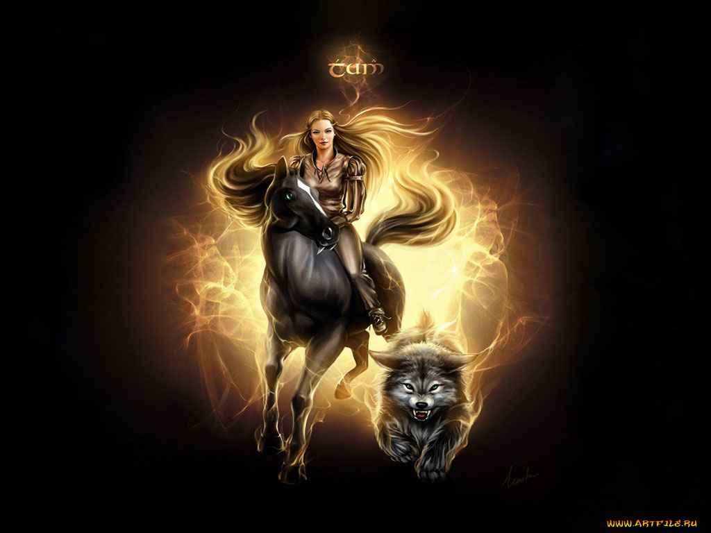 фэнтези, всадники, наездники