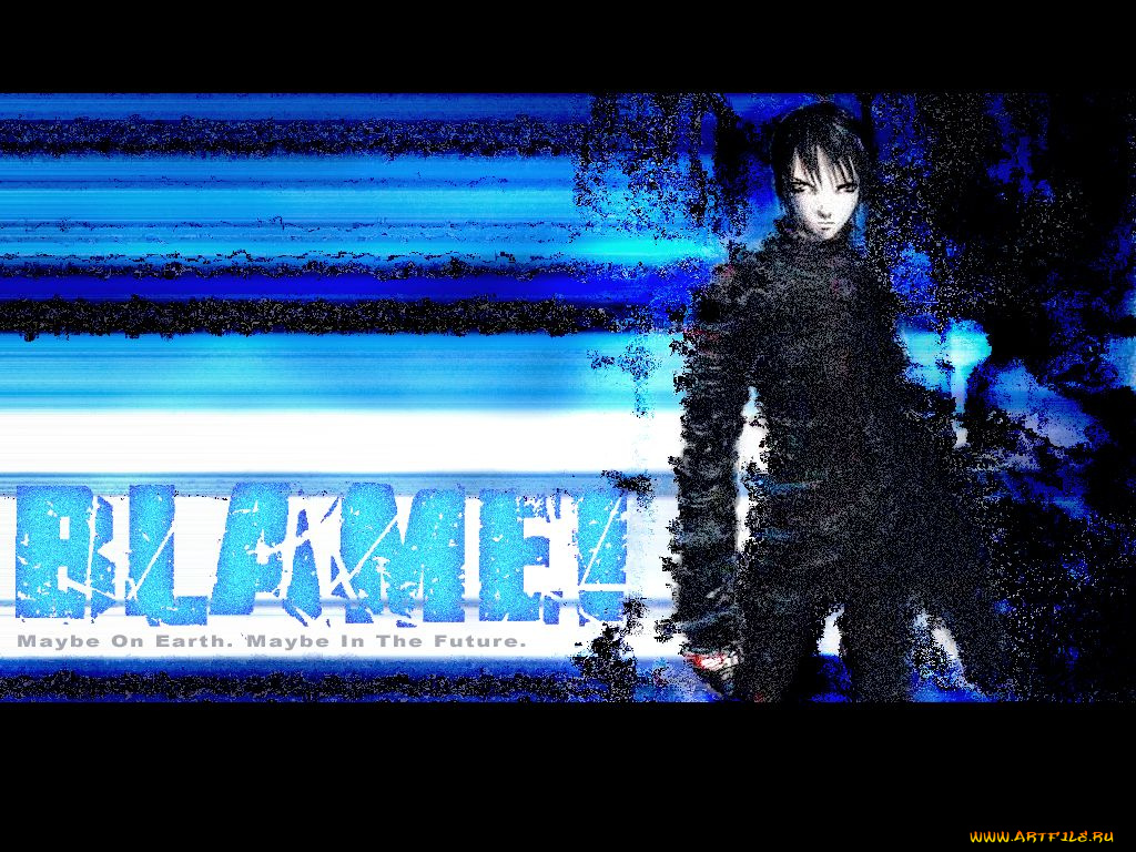 аниме, blame