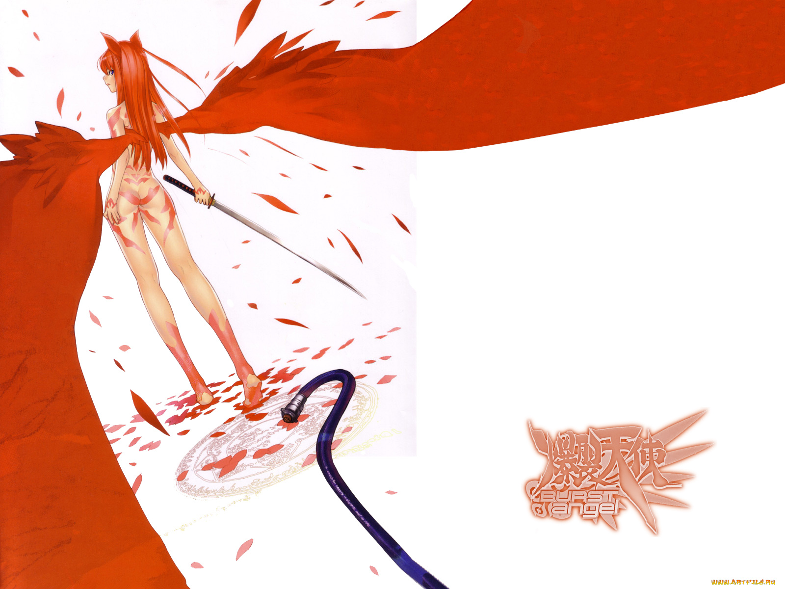 аниме, ugetsu, hakua, artbook