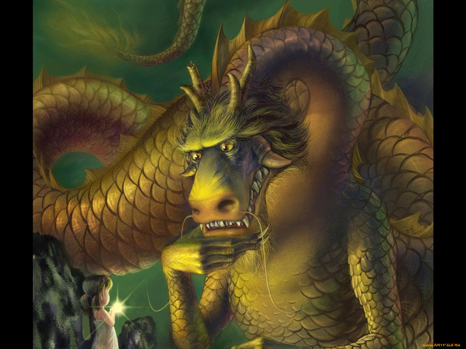 фэнтези, драконы