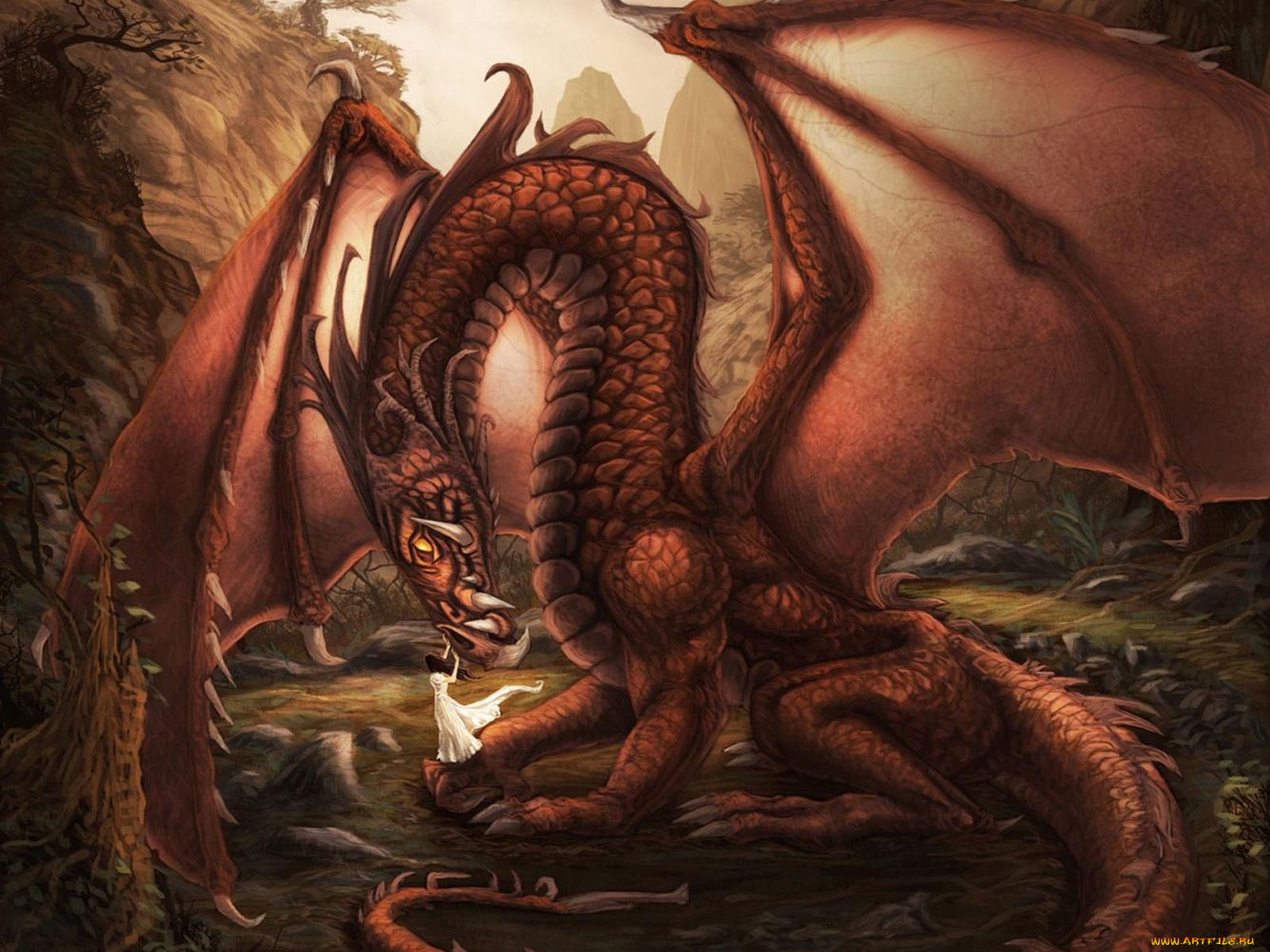 фэнтези, драконы