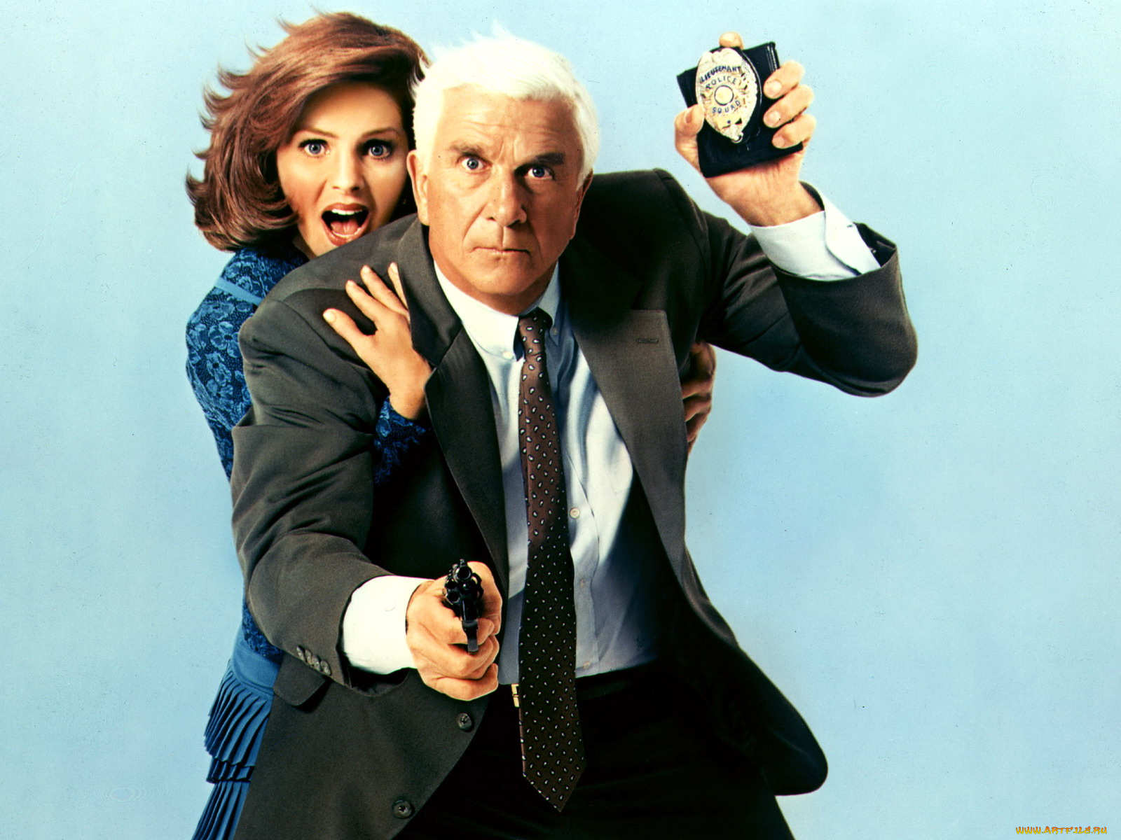 the, naked, gun, 2&, 189, smell, of, fear, кино, фильмы, leslie, nielsen, priscilla, presley