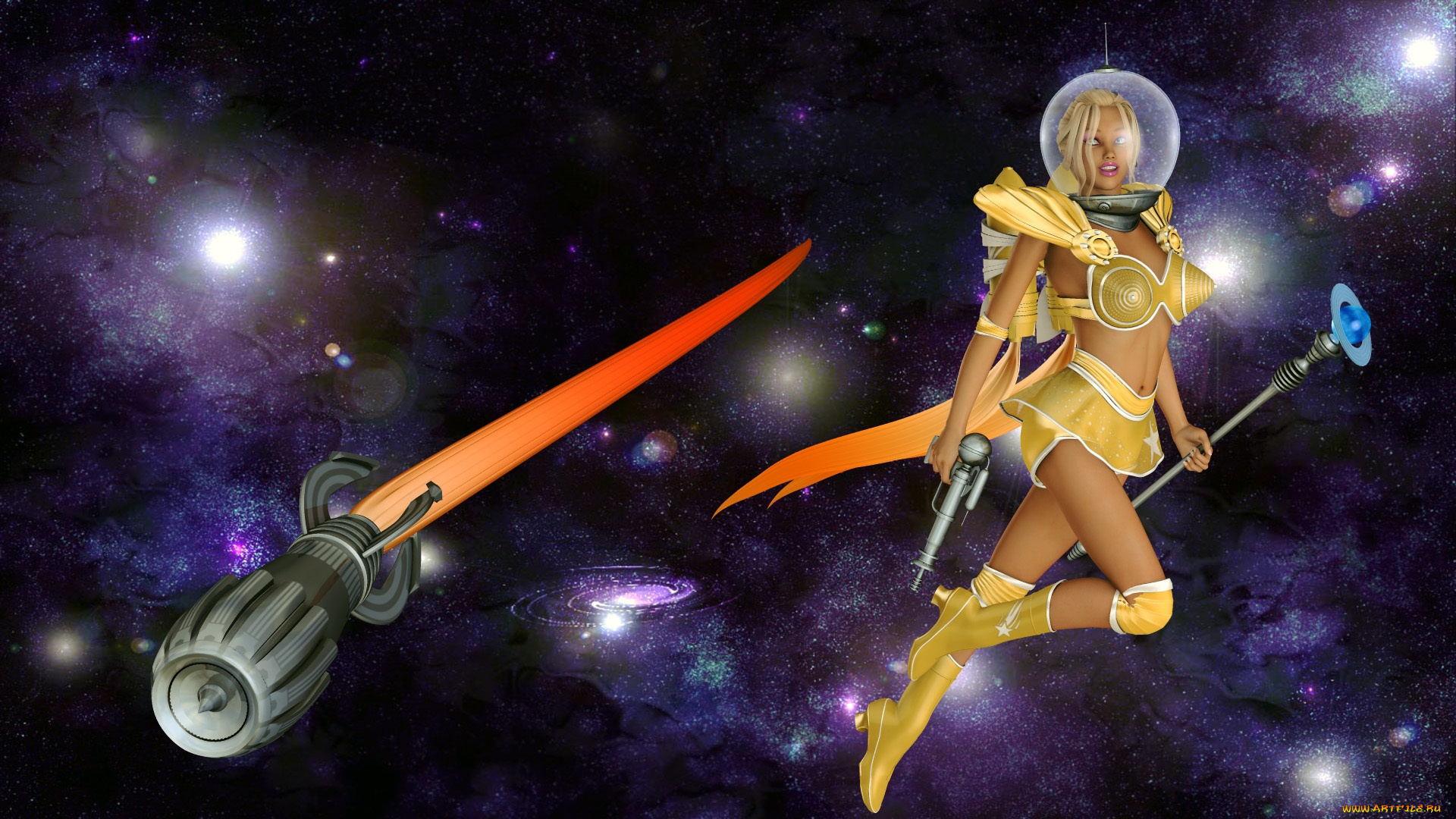 3д, графика, fantasy, фантазия, космос