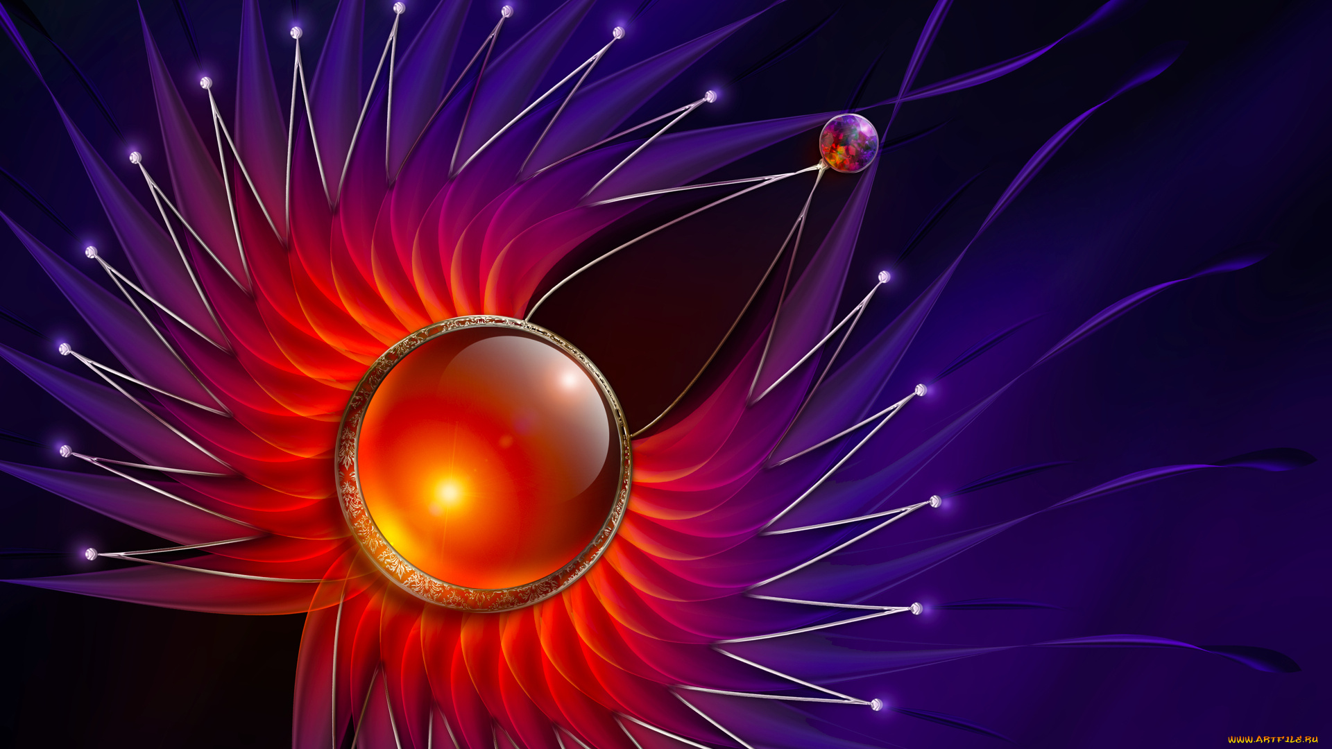 3д, графика, fractal, фракталы, узор, фрактал