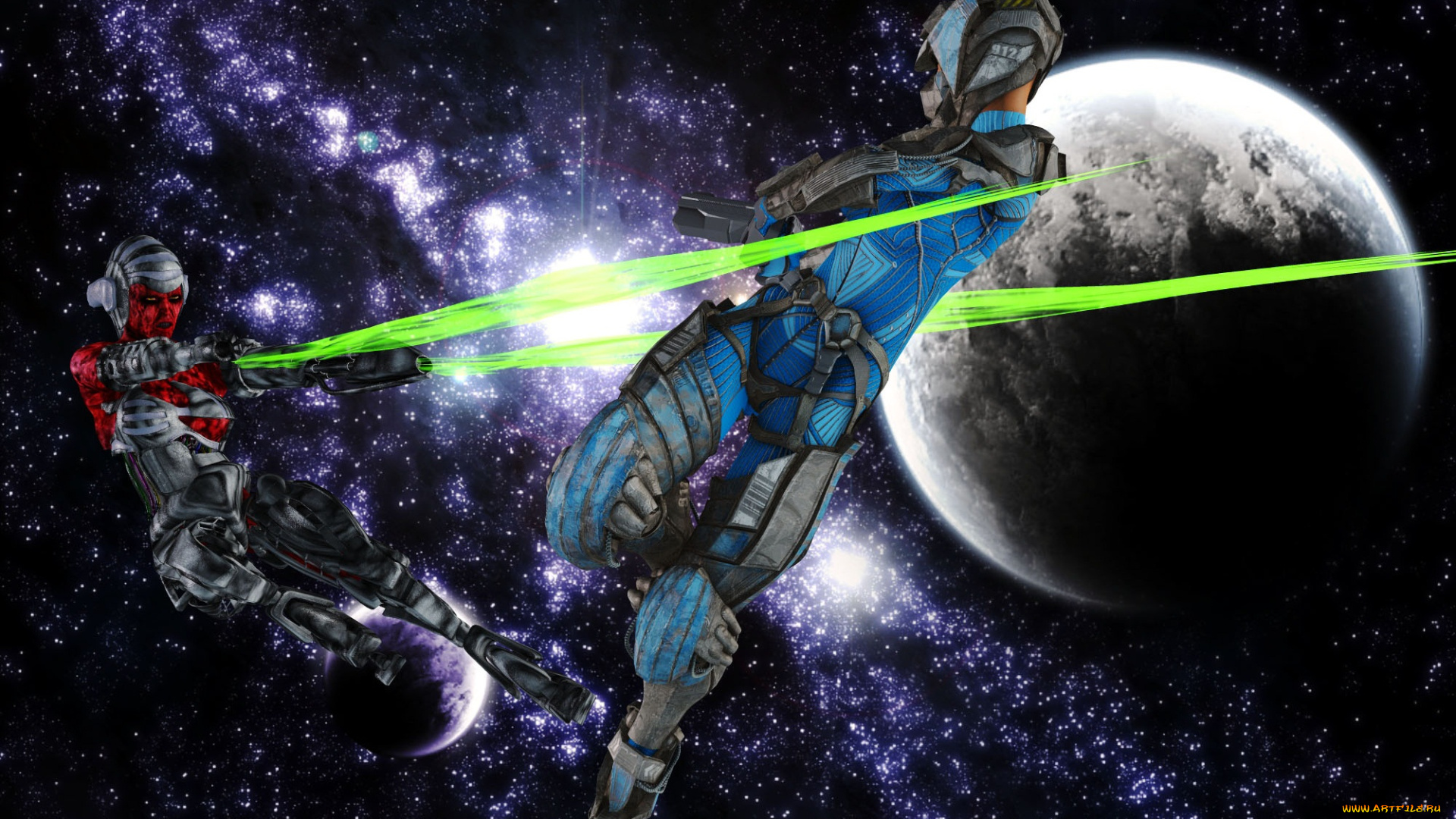 космос, арт, планета