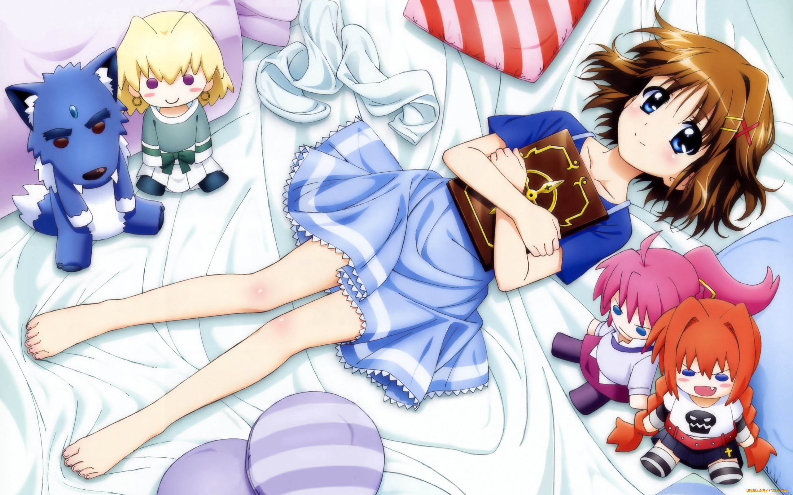 аниме, mahou, shoujo, lyrical, nanoha