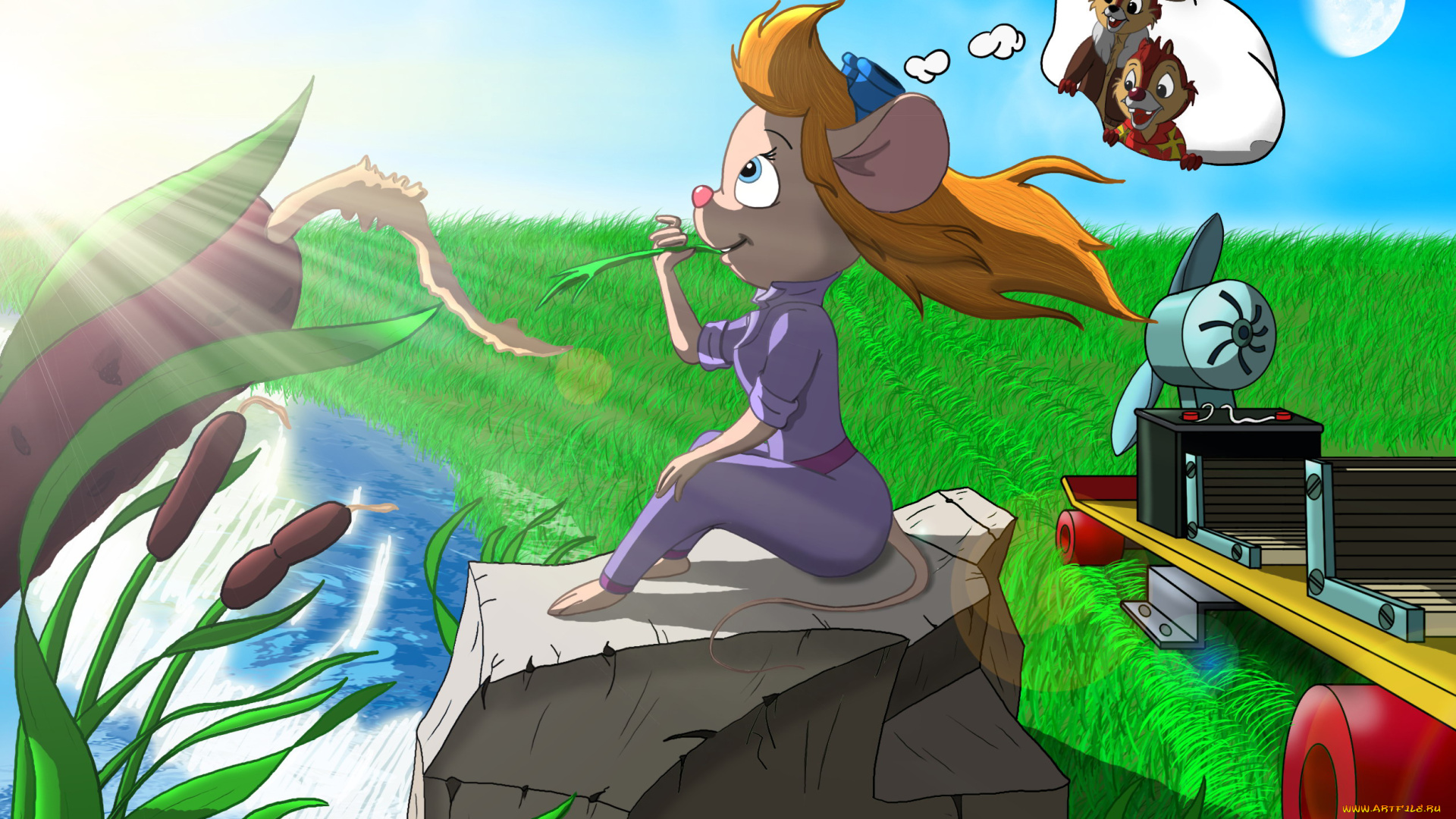 chip, `n, dale, rescue, rangers, мультфильмы, чип, и, дейл