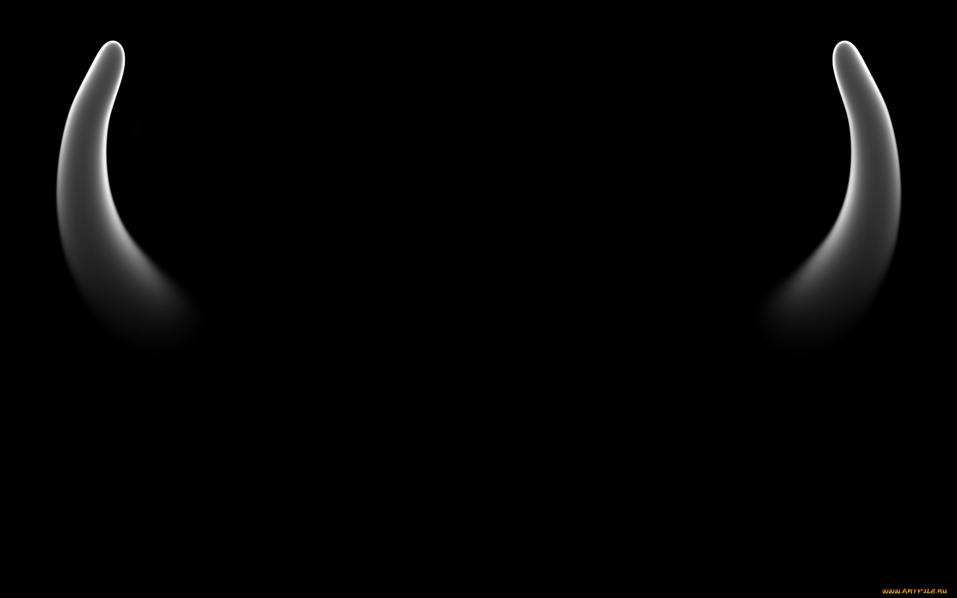 3д, графика, другое, рога