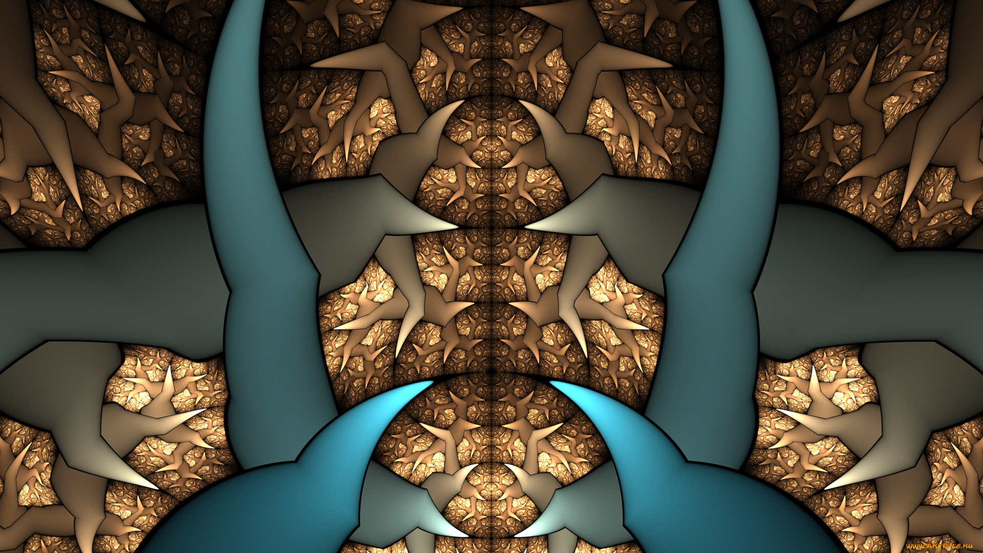 3д, графика, фракталы, , fractal, цвета, фон, узор