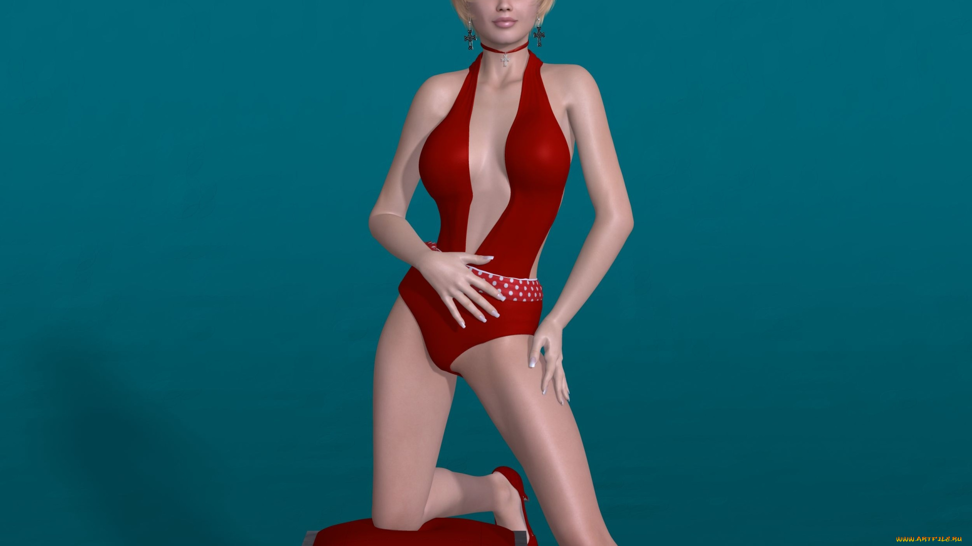 3д, графика, люди, , people, девушка, взгляд, фон